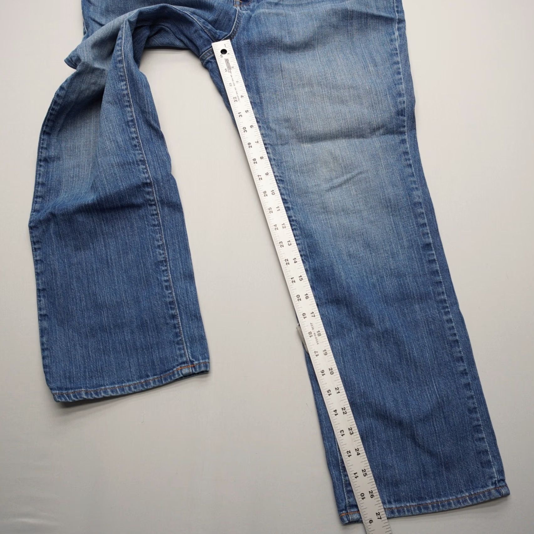 Vintage LL Bean Favorite Fit Jeans Womens 14 Petite Blue Mid Rise Straight Denim Jeans Size 36" / US 14 / IT 50 - 5 Thumbnail