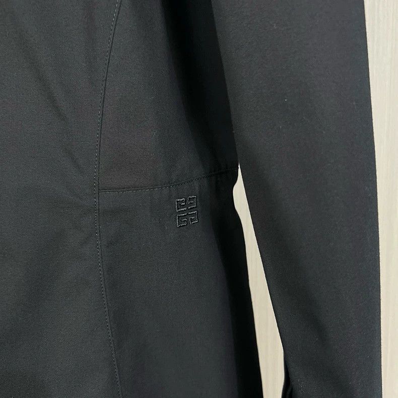 Givenchy Givenchy Givenchy Black Embroidered Logo Shirt Jacket -250 Size M / US 6-8 / IT 42-44 - 3 Thumbnail