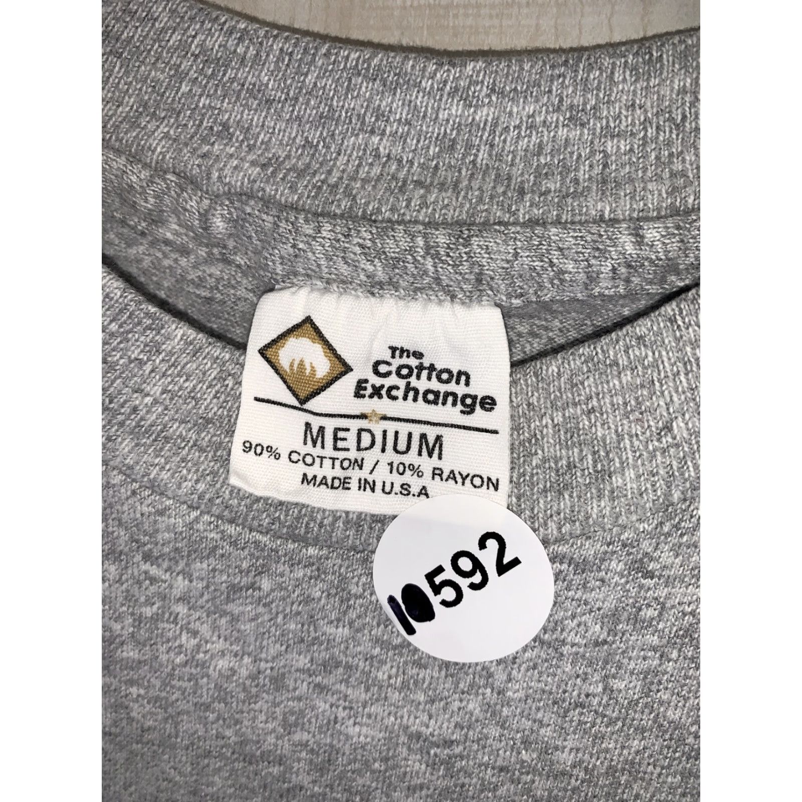 Vintage VINTAGE The Cotton Exchange Shirt Mens 90s Ferris State University Gray Cotton Short Sleeve Crew Neck M Size US M / EU 48-50 / 2 - 3 Thumbnail