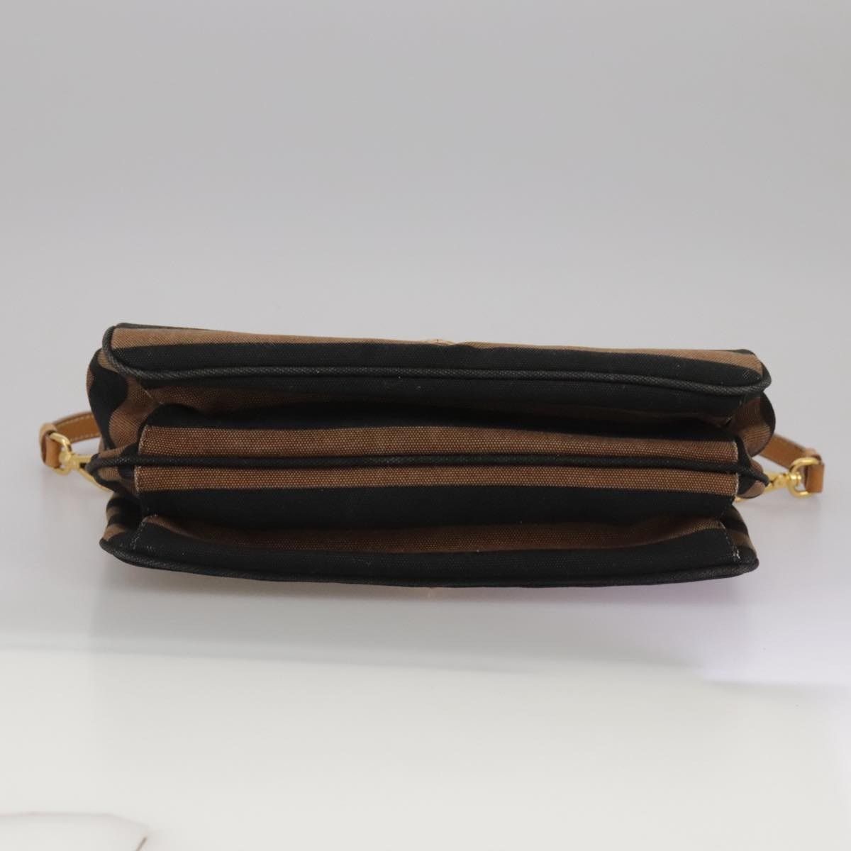 Prada PRADA Shoulder Bag Canvas Brown Gold Size ONE SIZE - 5 Thumbnail