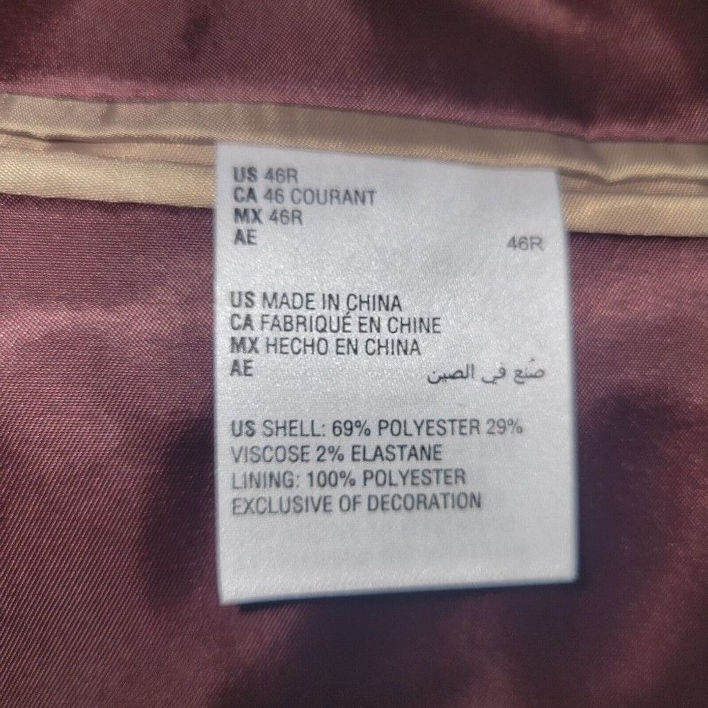 Bar III Bar lll Men's Slim-Fit Stretch Check Suit Jacket. Size 46R. Size US S / EU 44-46 / 1 - 5 Thumbnail