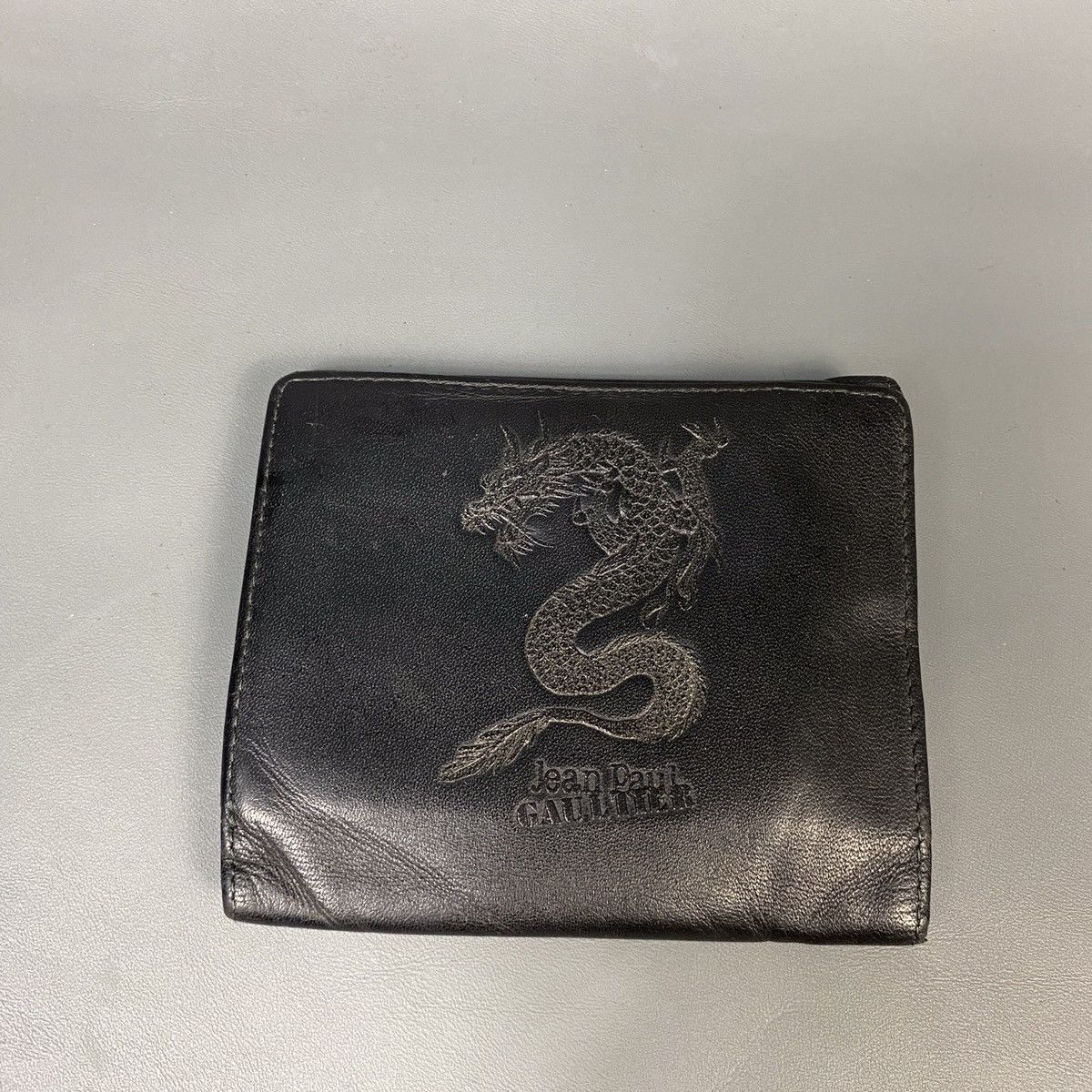 Jean Paul Gaultier Jean Paul Gautier Vintage Embossed Dragon Leather Wallet Size ONE SIZE - 1 Thumbnail
