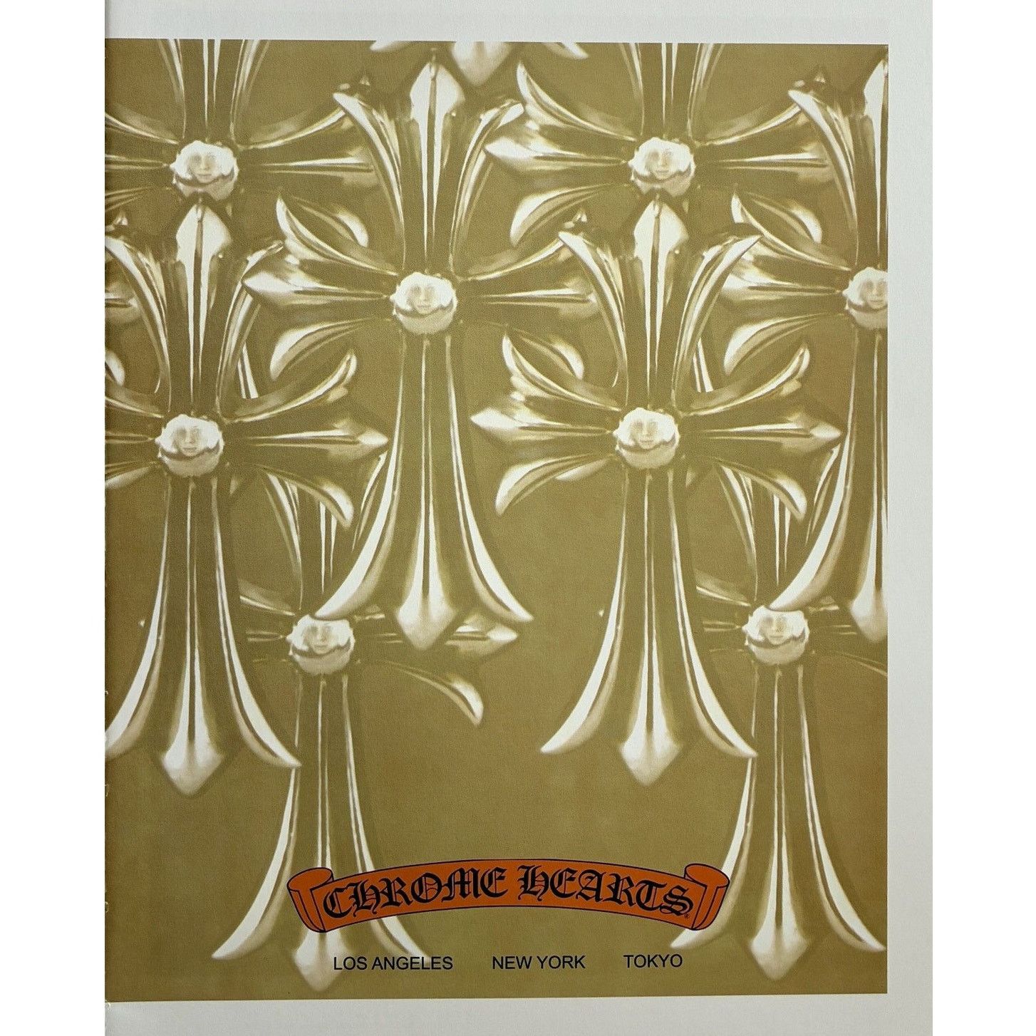 Chrome Hearts × Japanese Brand × Vintage Chrome Hearts crosses photo Poster framed 9x11 Size ONE SIZE - 2 Thumbnail