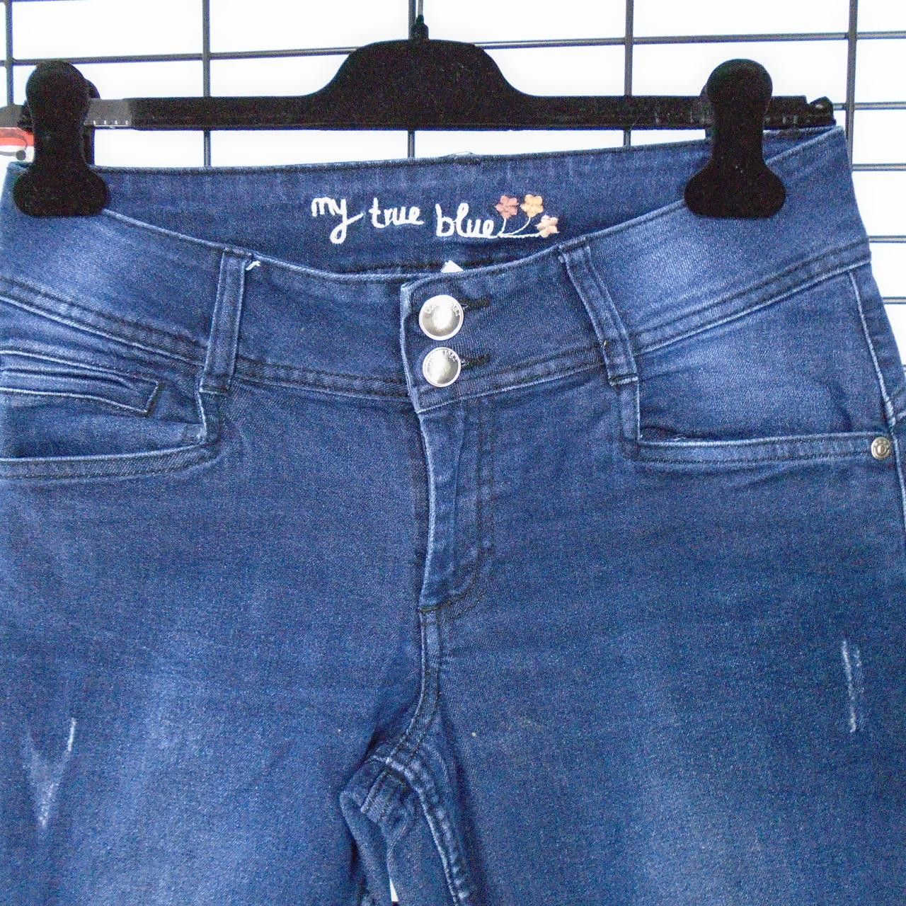 Vintage Women's Jeans Kokue. Dark blue. M. Used. Good Size 28" / US 6 / IT 42 - 7 Thumbnail
