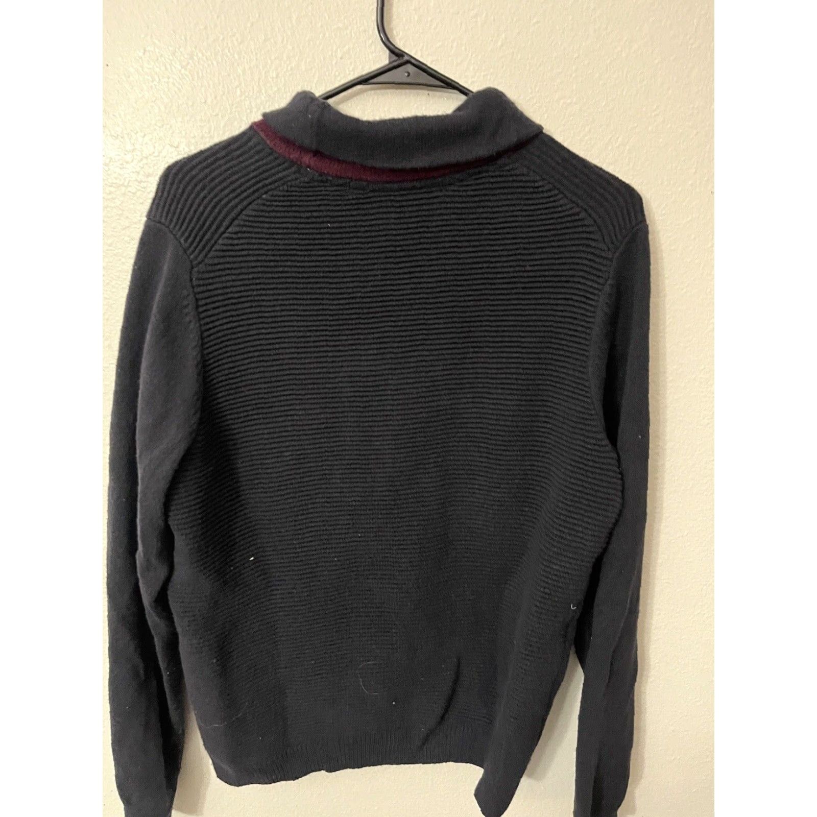 Ted Baker Ted Baker London Cardigan Mens S Small Blue Shawl Neck Classic Varsity Preppy Knit Sweater Cardigan Mens Clothing Mens Knitwear London Classics Size US S / EU 44-46 / 1 - 3 Thumbnail