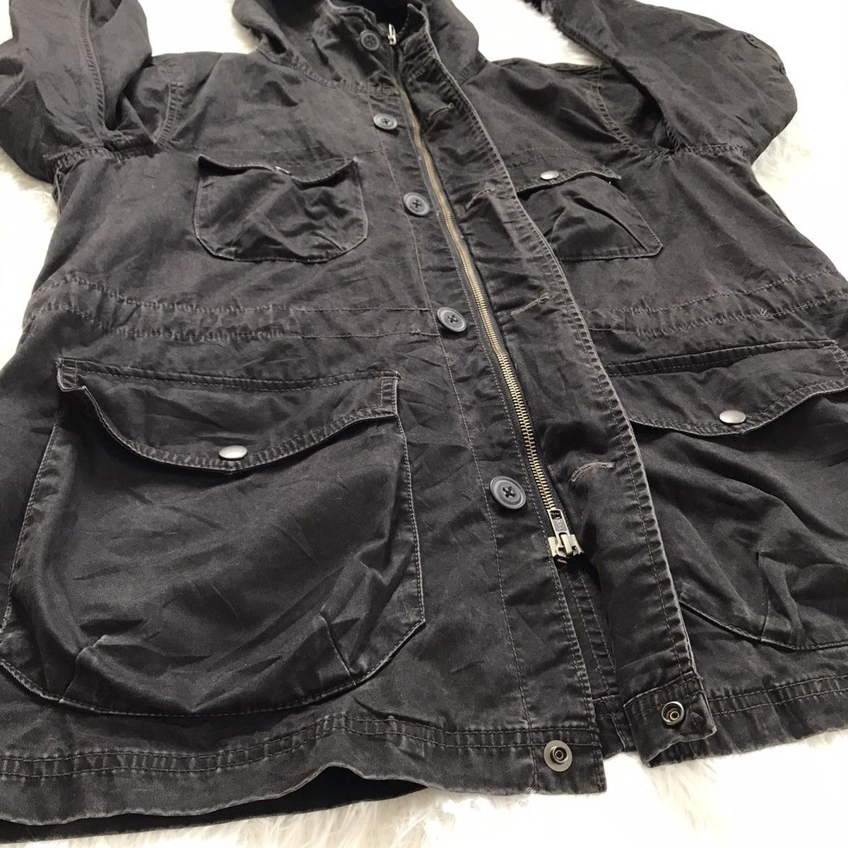 Japanese Brand Back number hoodie jacket Size US L / EU 52-54 / 3 - 15 Thumbnail