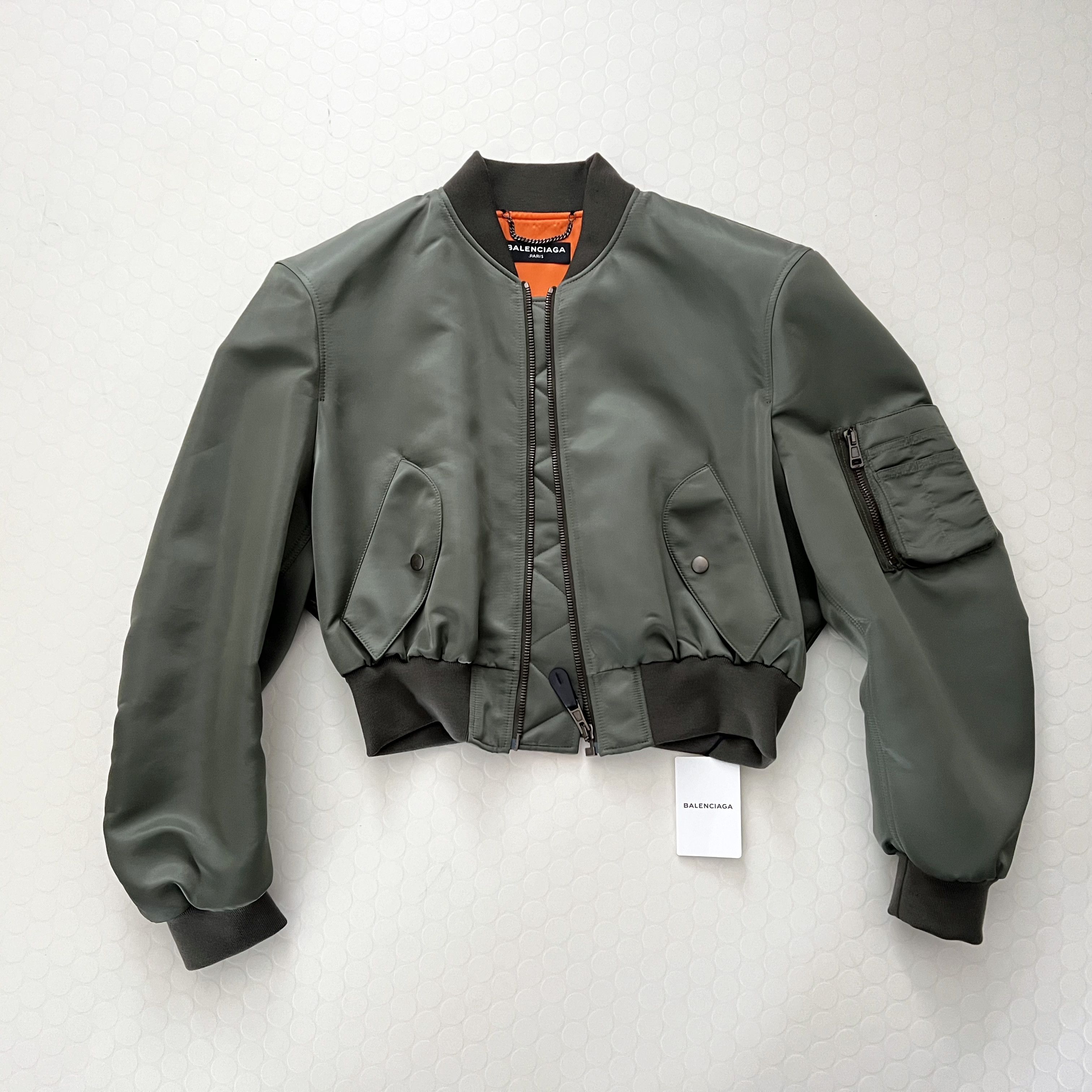 開店記念セール！ BALENICAGA 17ss bomber jacket 48 フライト 