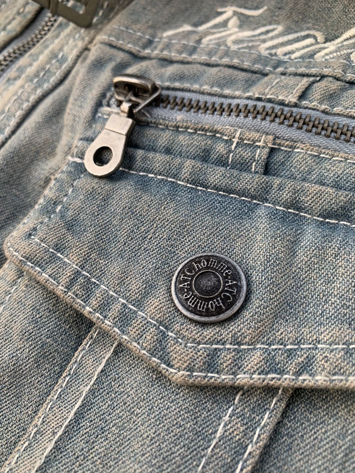 KMRii Japanese In The Attic Homme Seditionaries Punk Denim Jacket Size US L / EU 52-54 / 3 - 6 Thumbnail