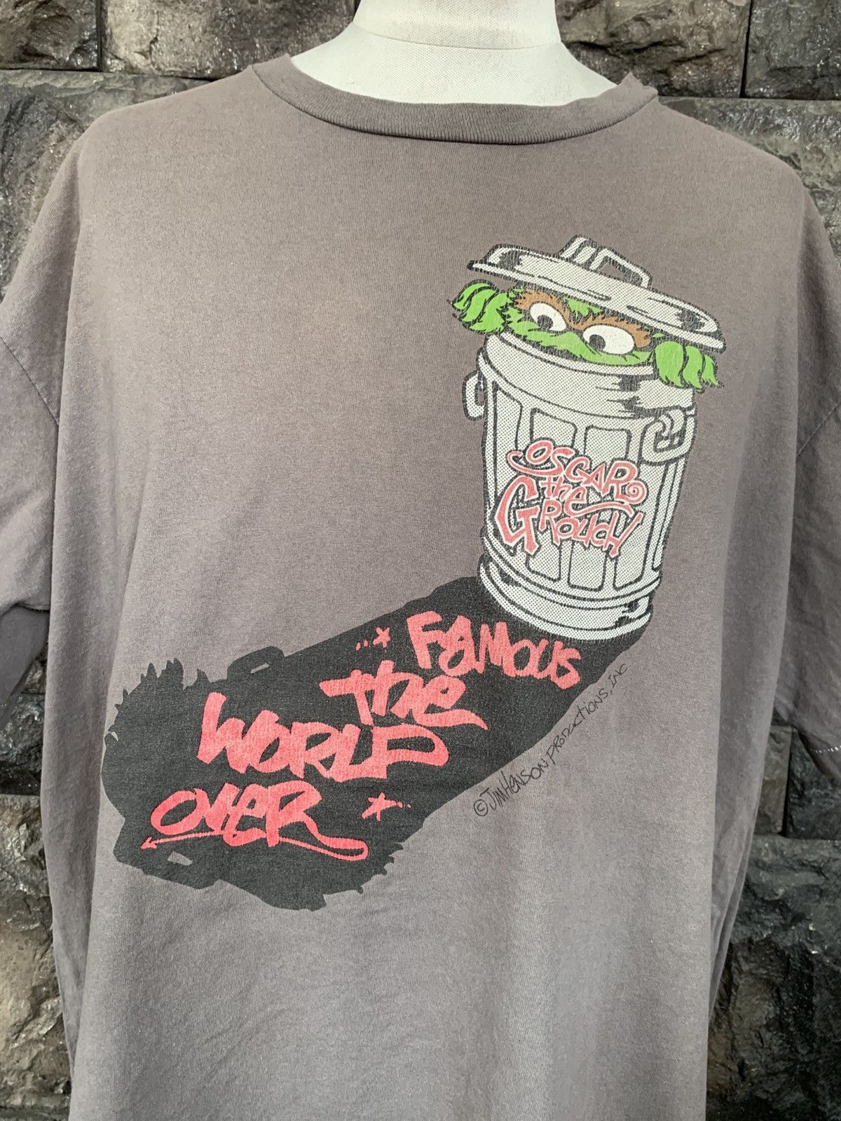 Vintage Vintage 90s Sesame Street Graffiti Graphics T shirt Size US XL / EU 56 / 4 - 2 Thumbnail
