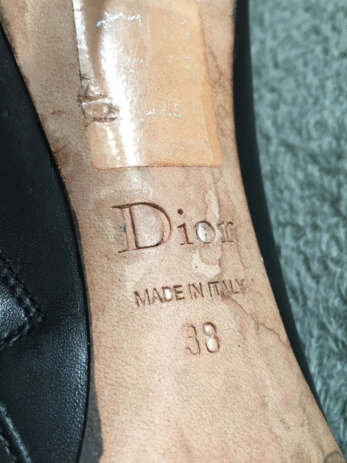 Dior DIOR Black Leather Zip Ankle Boots EU 38 Size US 8 / IT 38 - 15 Thumbnail