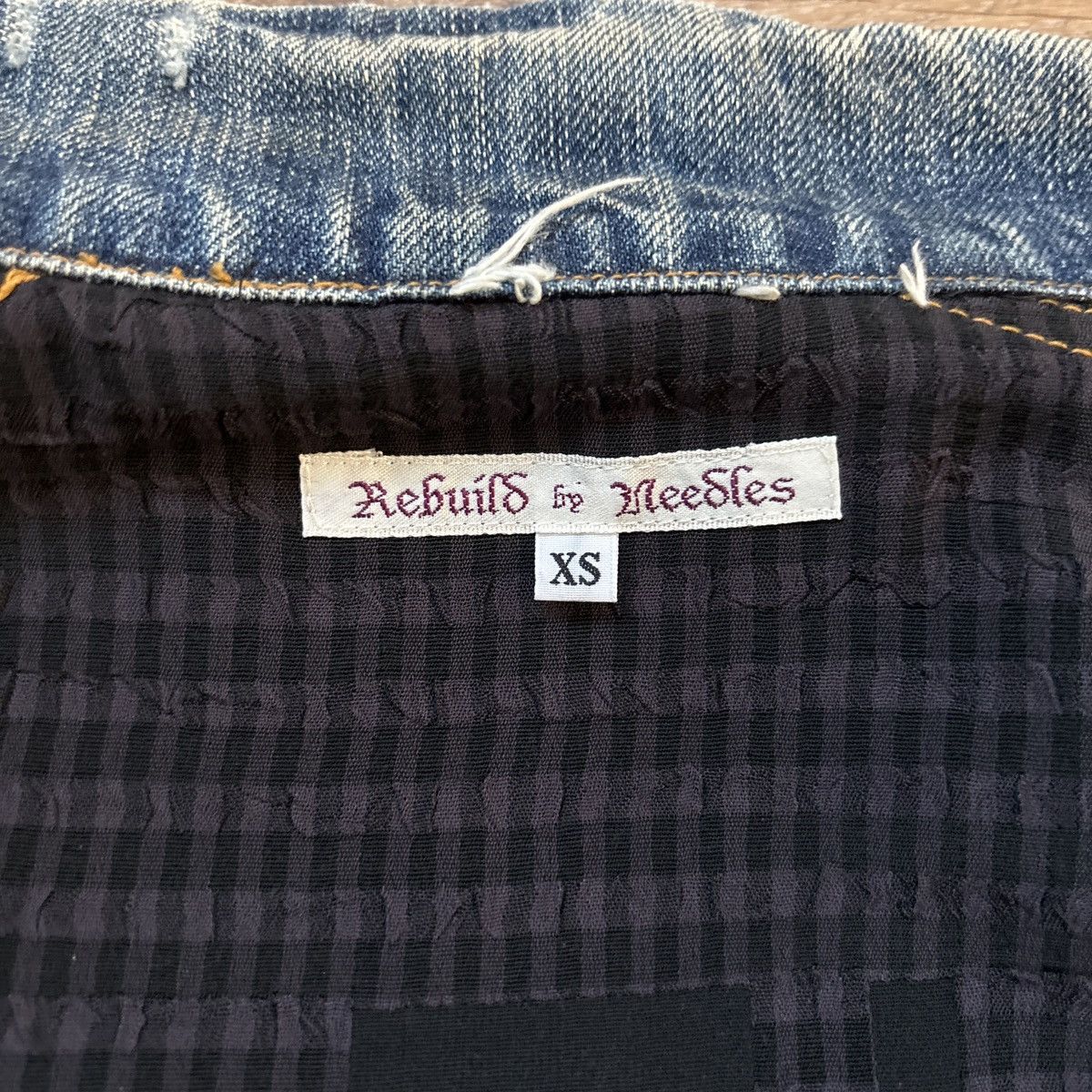 Needles Needles Rebuild Denim Jacket Size US S / EU 44-46 / 1 - 4 Thumbnail