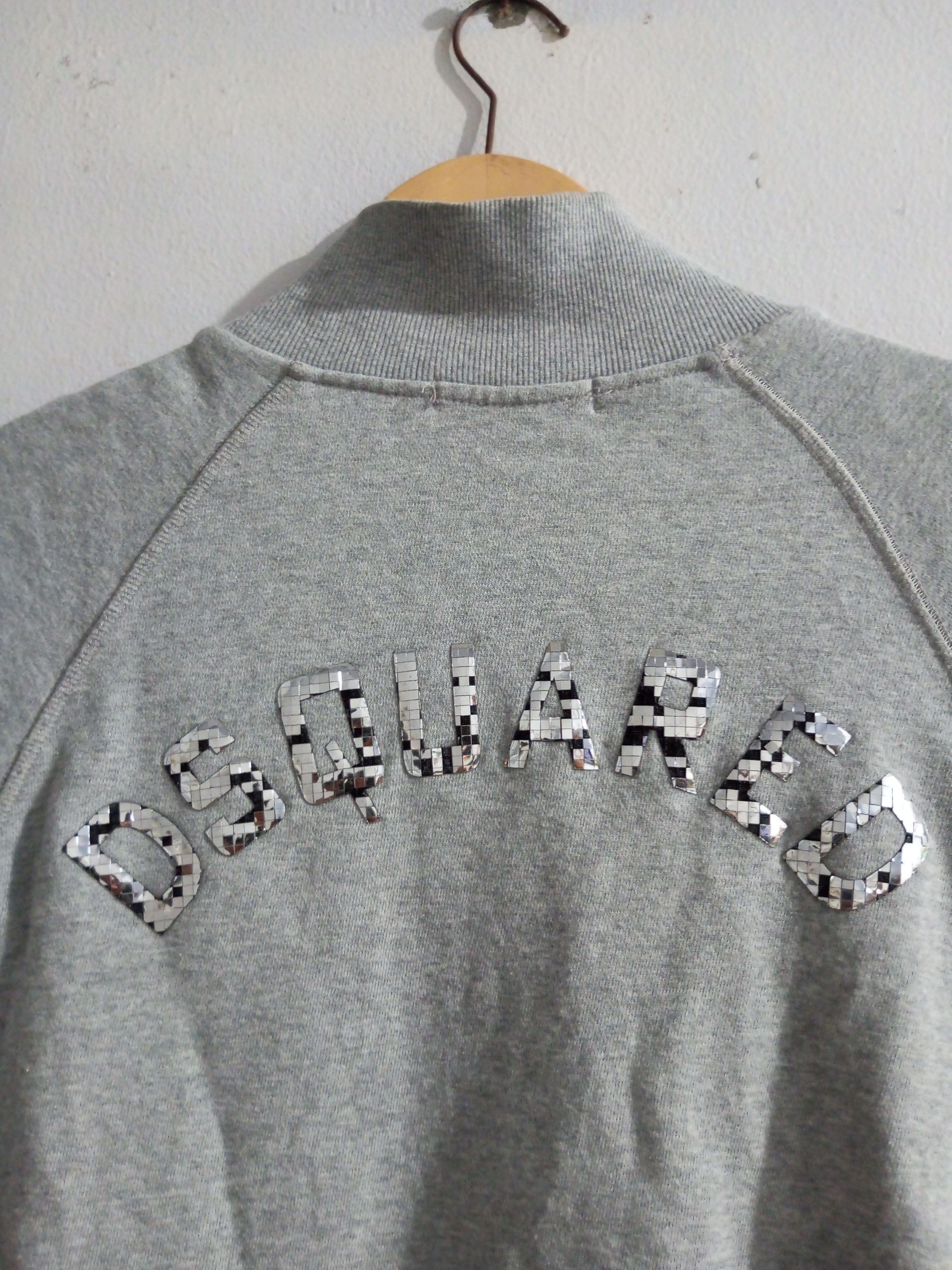 Dsquared2 Dsquared2 silver logo zipper sweatshirt Size US M / EU 48-50 / 2 - 3 Thumbnail