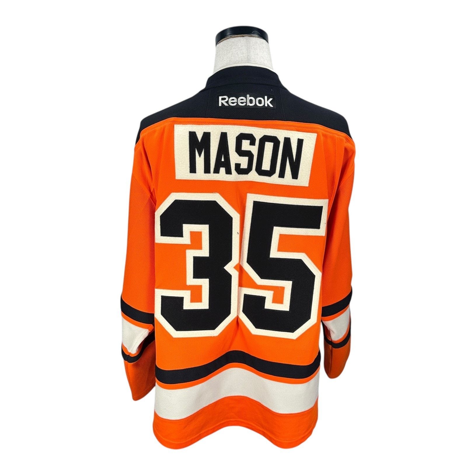 Reebok Reebok NHL Philadelphia Flyers Steve Mason #35 Jersey Mens L Size US L / EU 52-54 / 3 - 5 Thumbnail