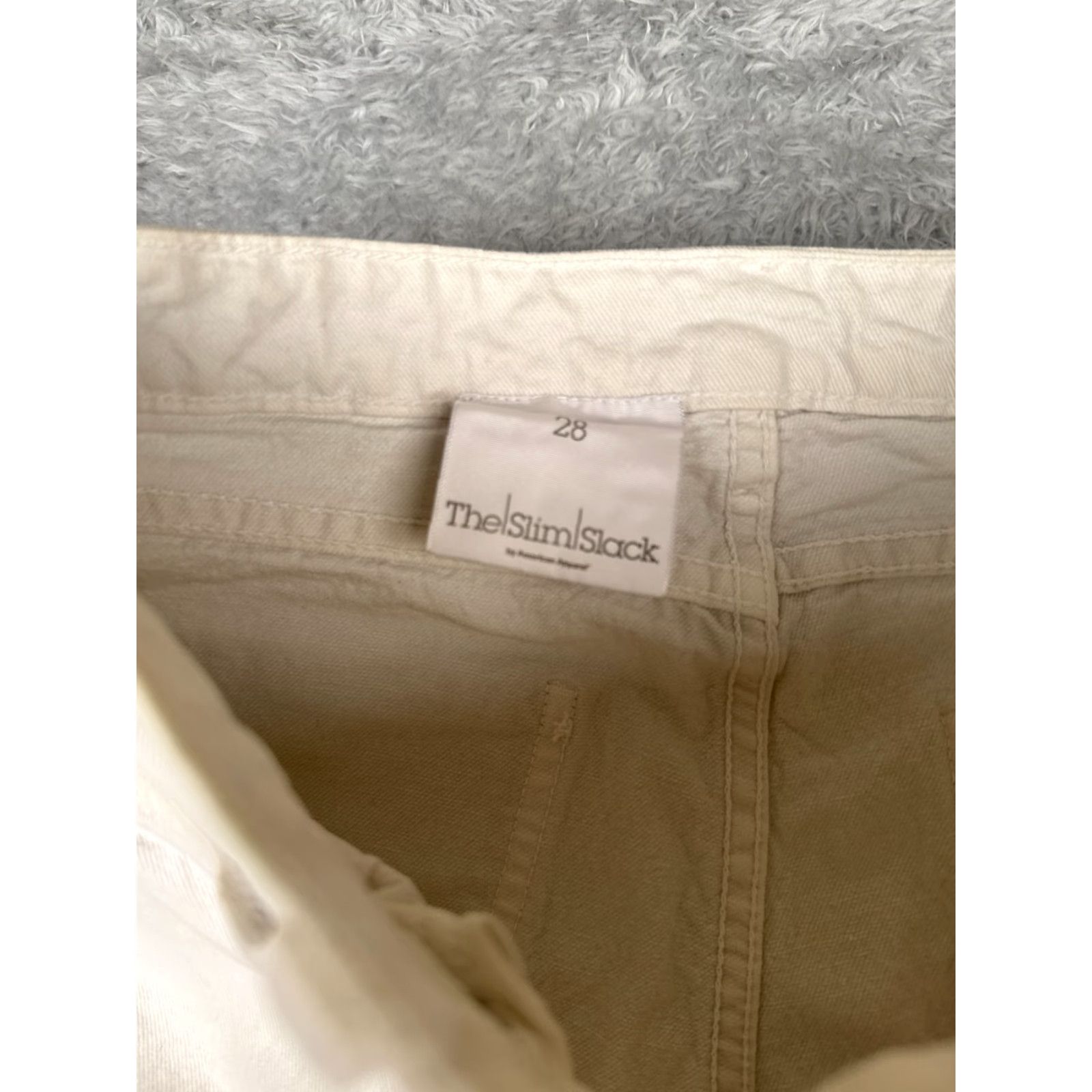 Vintage VINTAGE The Slim Slack Jeans Womens 28 White Denim Skinny Mid Rise 28x32 Distressed 90s Cowboy Theme Mens? Size 28" / US 6 / IT 42 - 6 Thumbnail