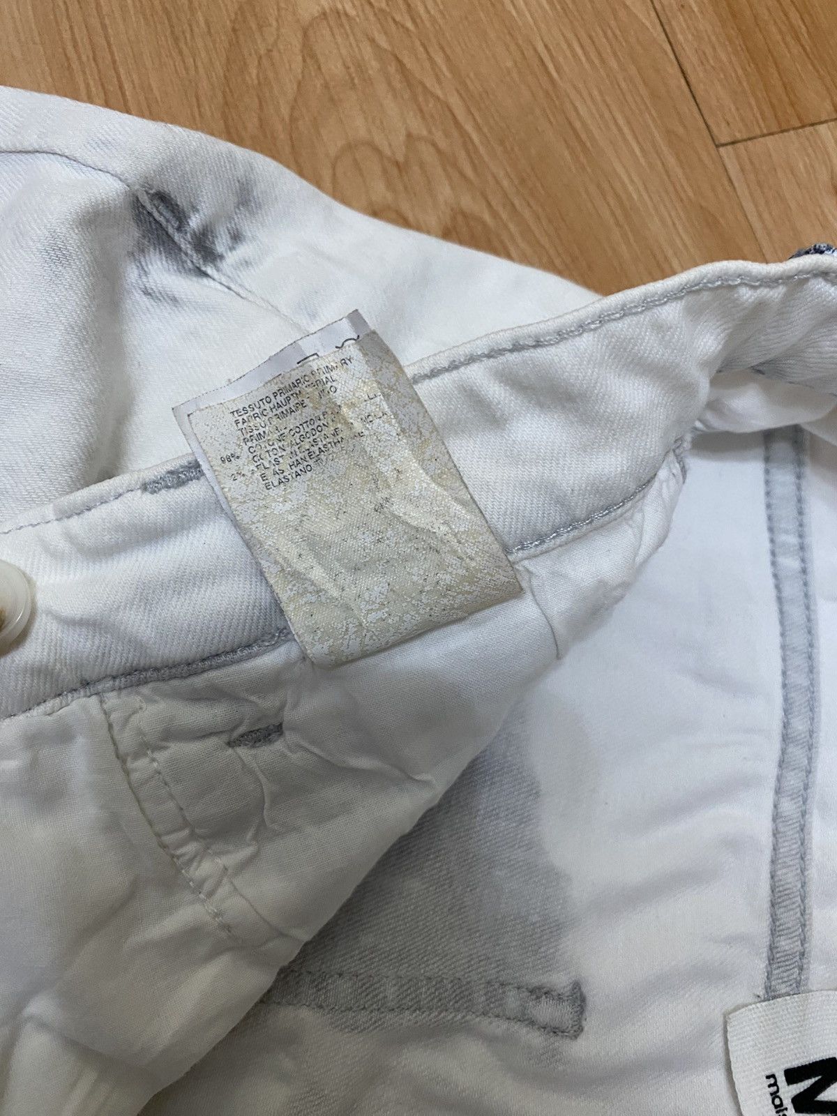 Maison Margiela Maison Margiela Distressed White Denim Jeans very rare Size US 29 - 12 Thumbnail