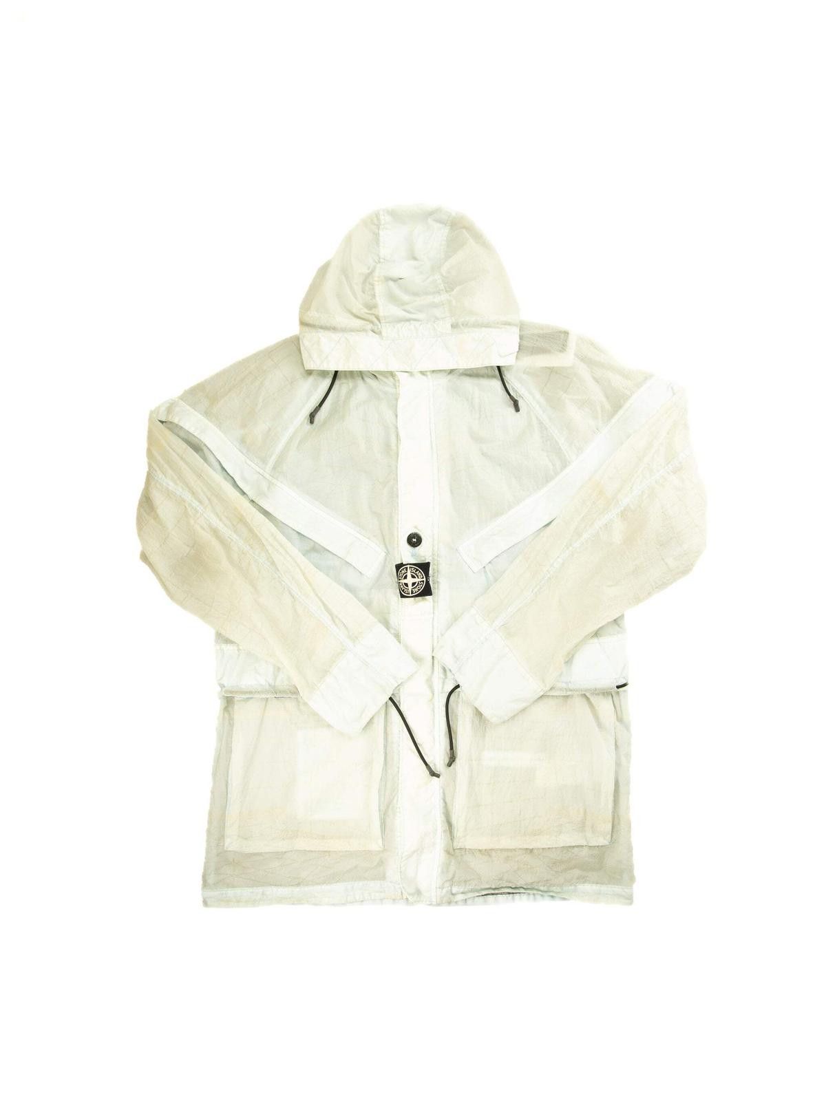 NEW Stone Island Mens Reflective Grid On Lamy-TC Jacket
