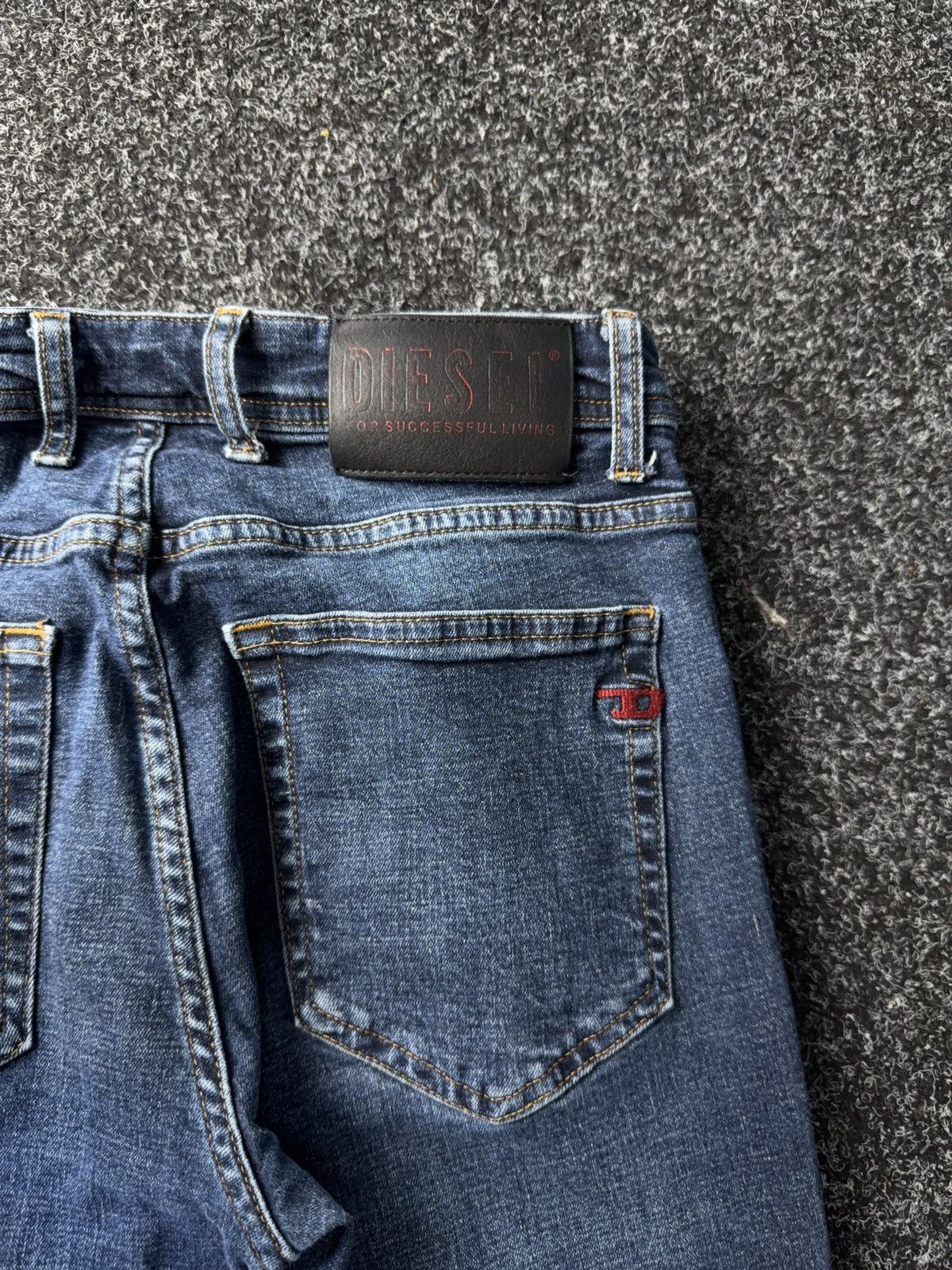 Diesel Vintage Y2K 00s Luxury Distressed Skinny jeans Denim pants Size US 30 / EU 46 - 13 Thumbnail