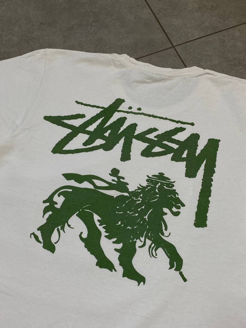 Stussy Vintage Stussy Stock Logo Rasta Lion T-Shirt Size US S / EU 44-46 / 1 - 9 Thumbnail