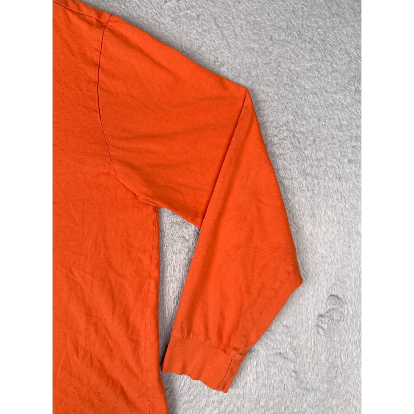 Polo Ralph Lauren VINTAGE Polo Ralph Lauren Shirt Men XL Orange Long Sleeve 100% Cotton READ Size US XL / EU 56 / 4 - 2 Thumbnail
