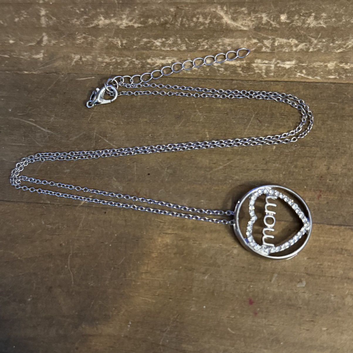 Other Silver tone Mom pendant necklace Size ONE SIZE - 2 Thumbnail