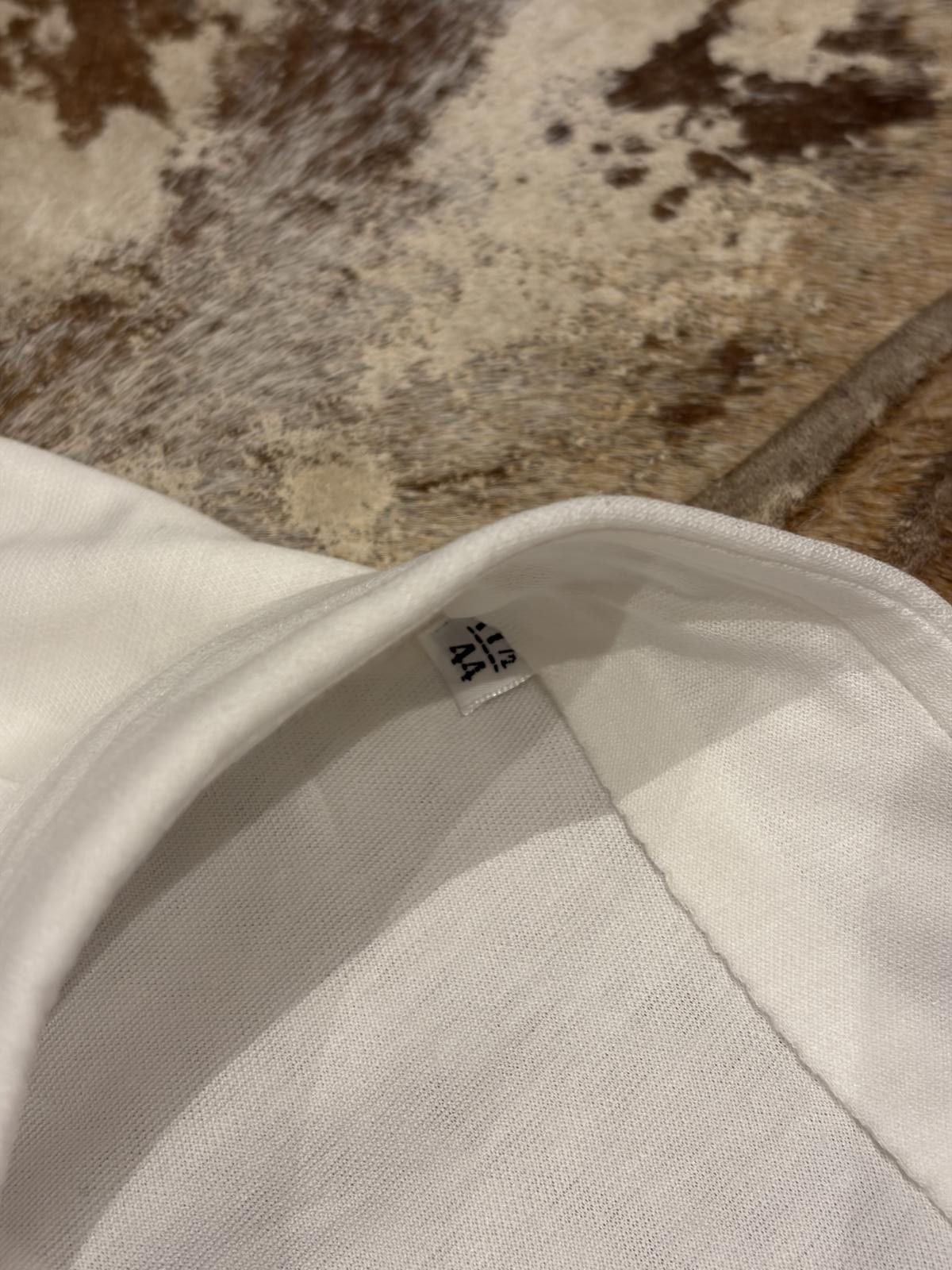 Kiton Kiton White Cotton Dress Shirt Size US XL / EU 56 / 4 - 3 Thumbnail