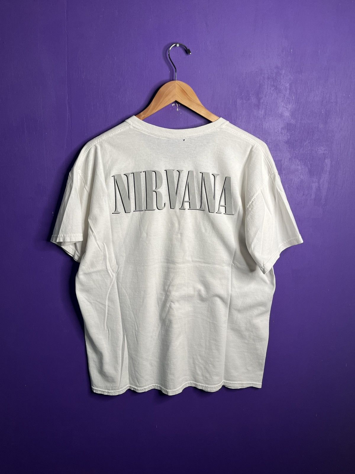 Band Tees × Vintage Vintage 1996 Nirvana band photo tour t-shirt Size US L / EU 52-54 / 3 - 2 Thumbnail