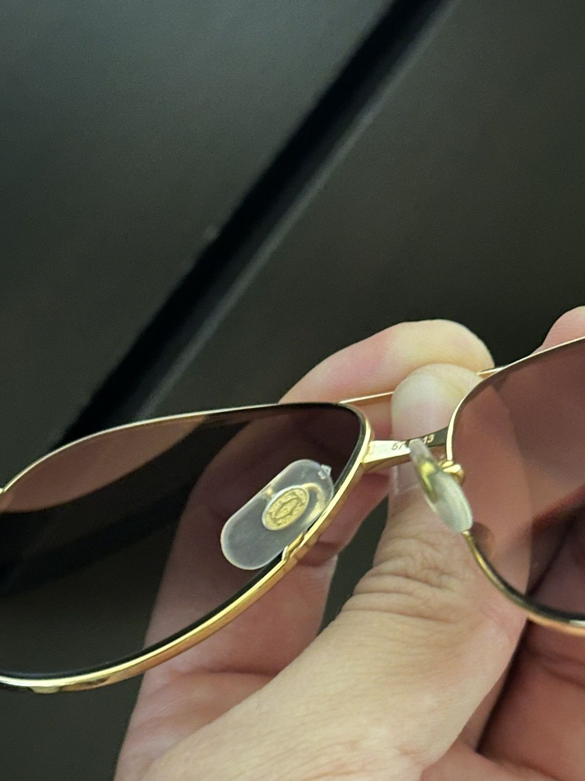 Cartier Cartier Brown Pilot Unisex Sunglasses Size ONE SIZE - 6 Thumbnail
