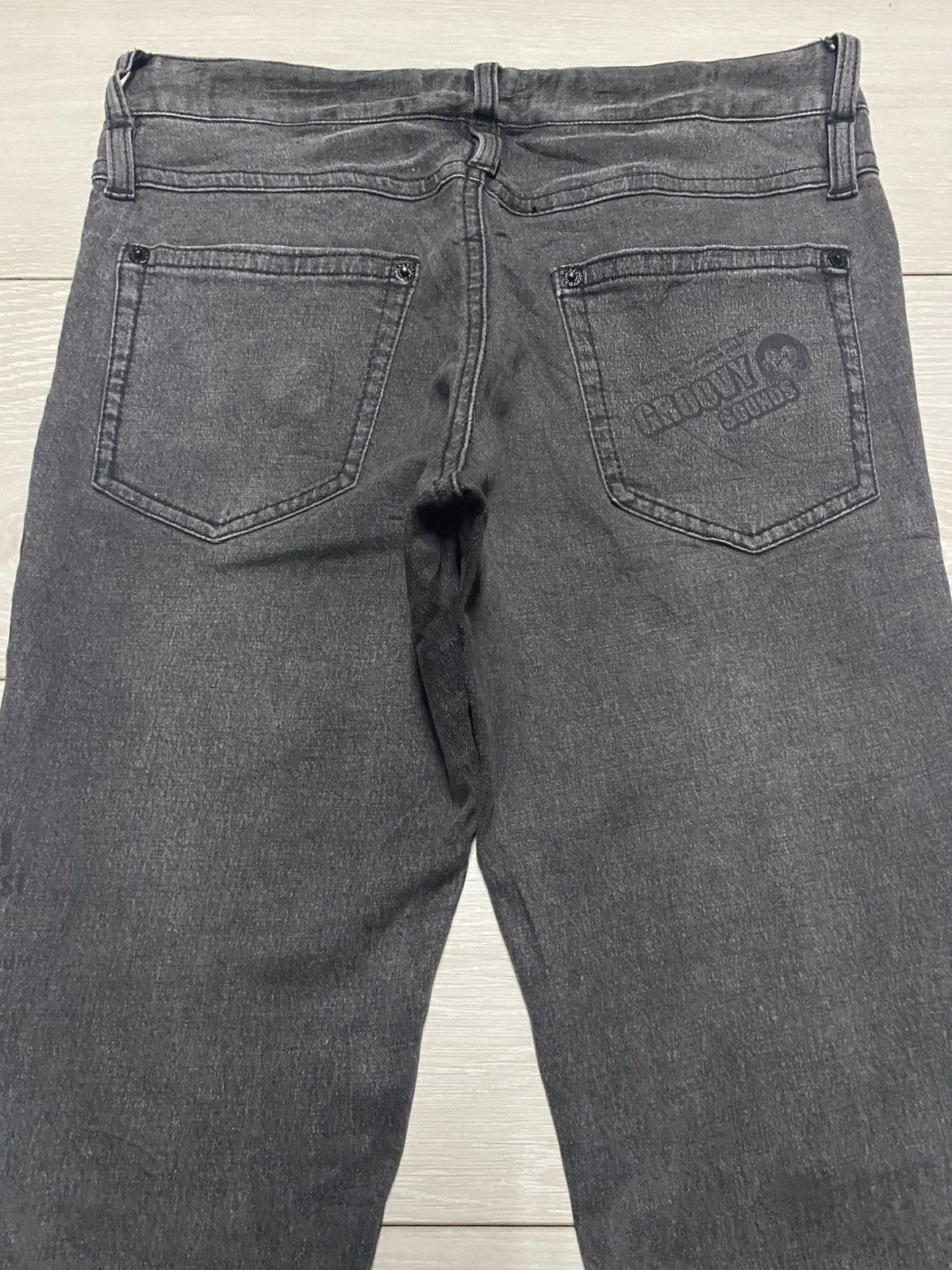 Japanese Brand Vintage Japanese Brand Spicy Label Print Skinny Jeans Size 28" / US 6 / IT 42 - 4 Thumbnail