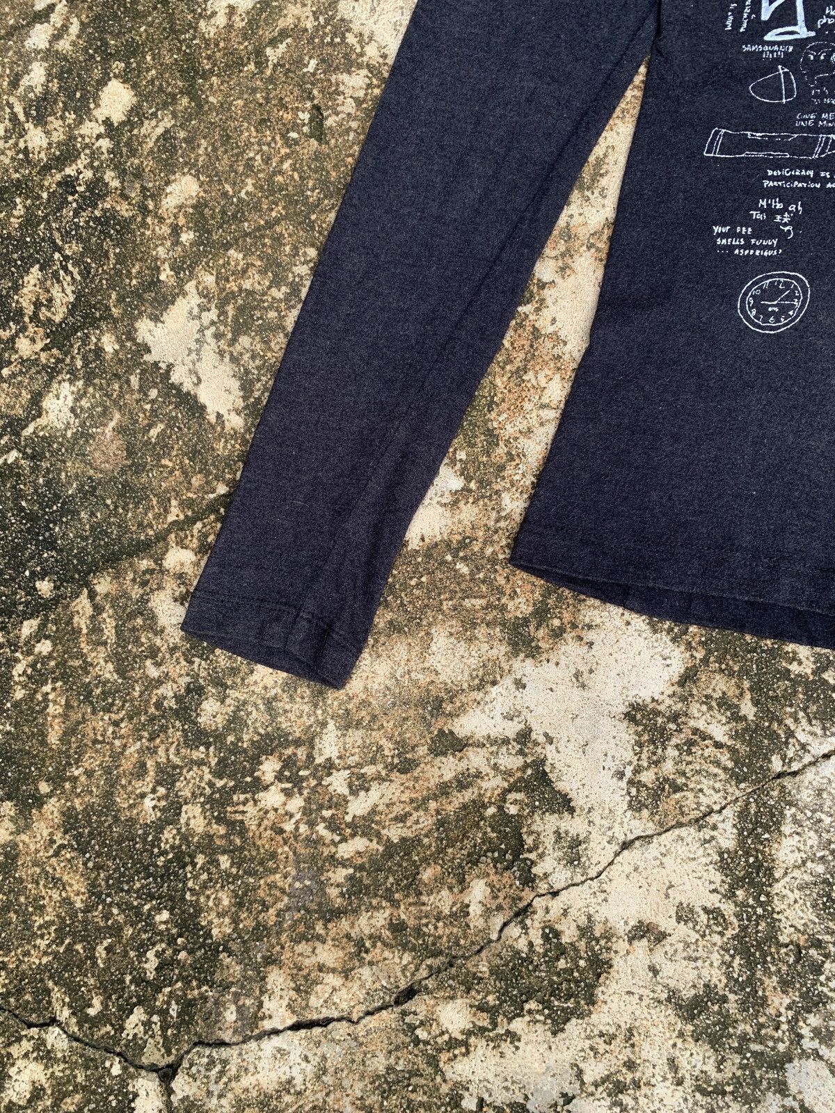 Other y2k Tomboy Jeans Cozzy JMB Like Art Black Longsleeve Top Size M / US 6-8 / IT 42-44 - 4 Thumbnail