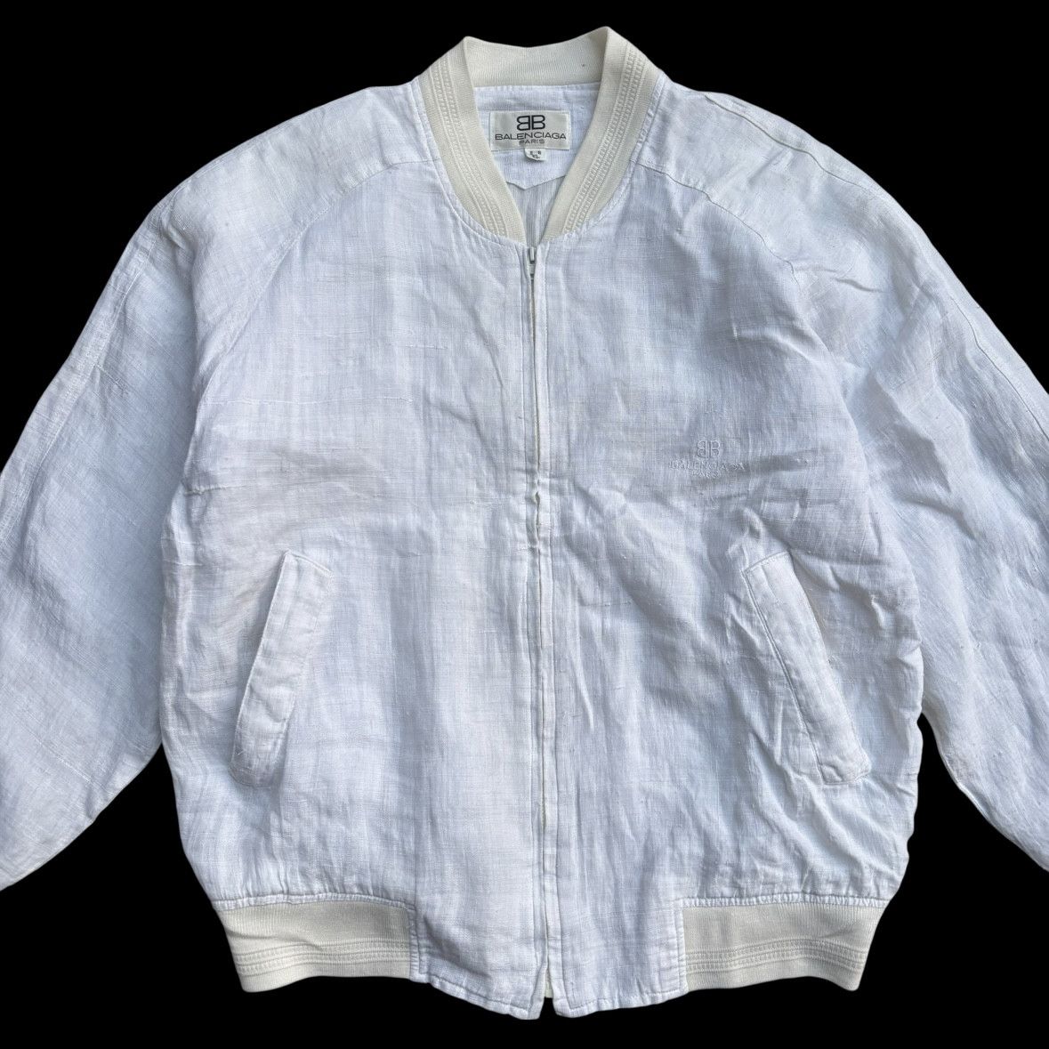 Balenciaga Balenciaga Sheer Bomber Jacket Size US L / EU 52-54 / 3 - 2 Thumbnail