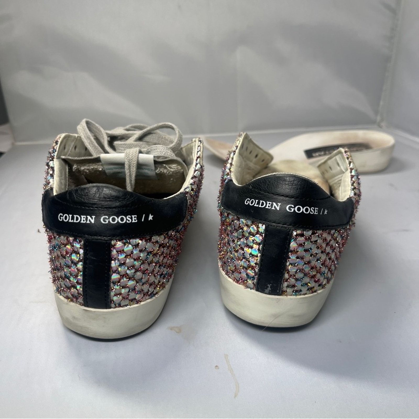 Golden Goose Golden Goose in multicolor fabric with metallic cotton Size US 7 / IT 37 - 4 Thumbnail