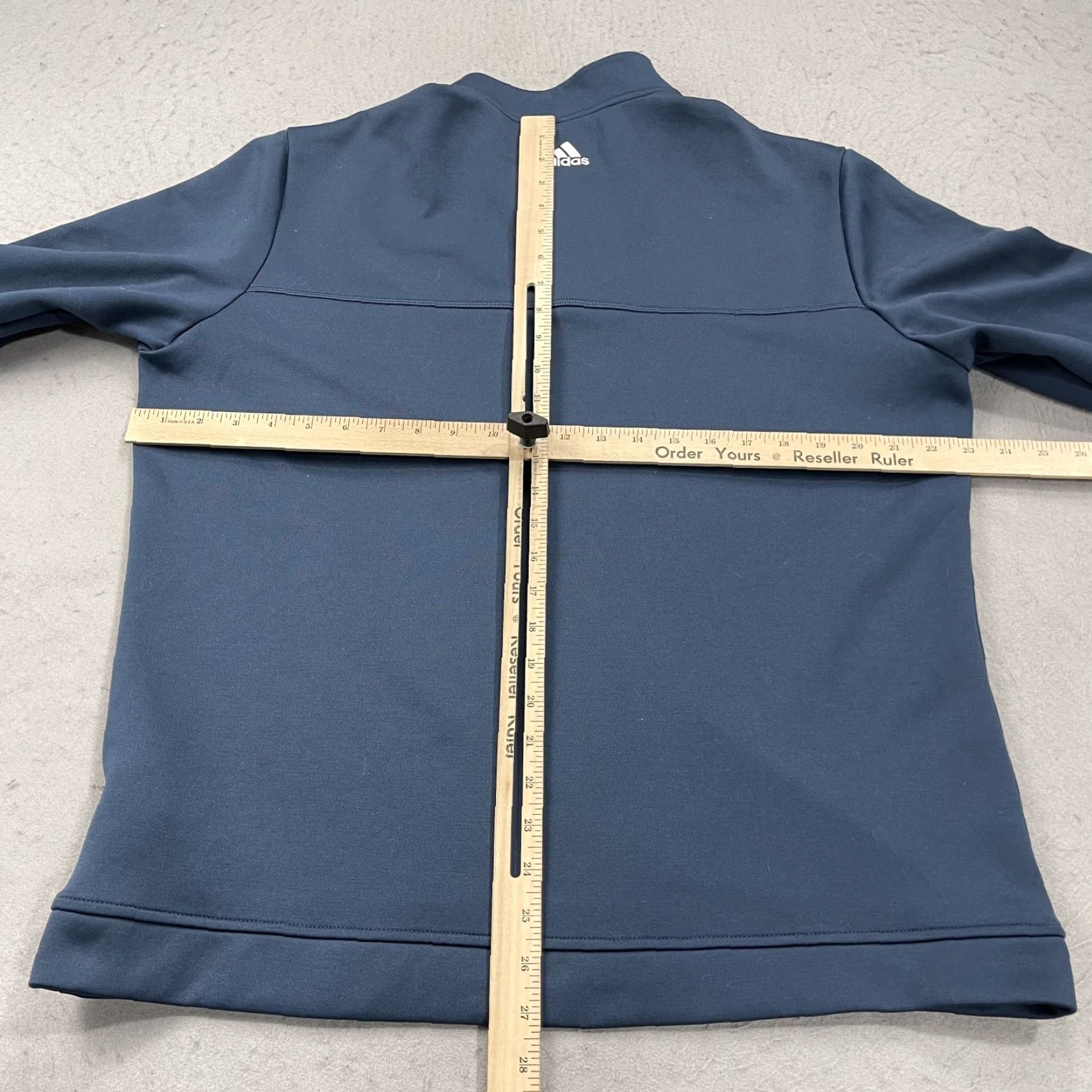 Adidas Adidas Golf Jacket Mens Large Blue 1/4 Zip Pullover Spring Logo Sports Size US L / EU 52-54 / 3 - 6 Thumbnail