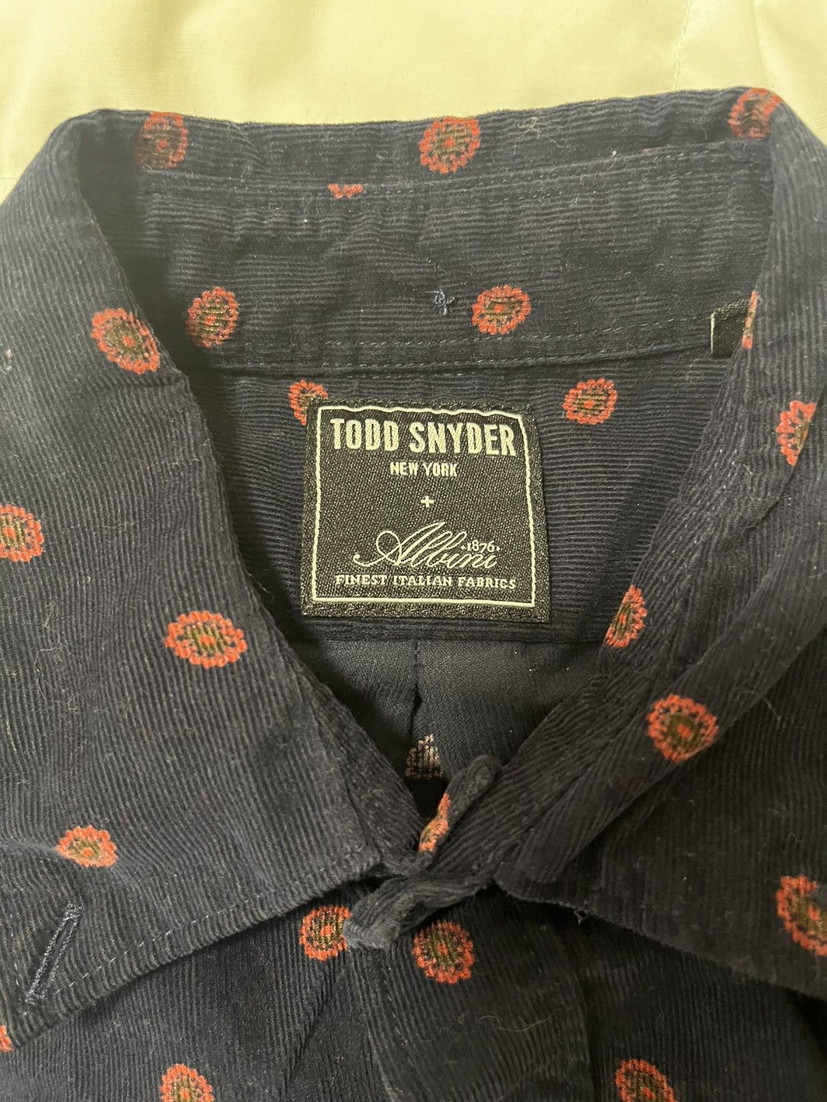 Todd Snyder 100% cotton rose peddle button down Size US S / EU 44-46 / 1 - 2 Thumbnail