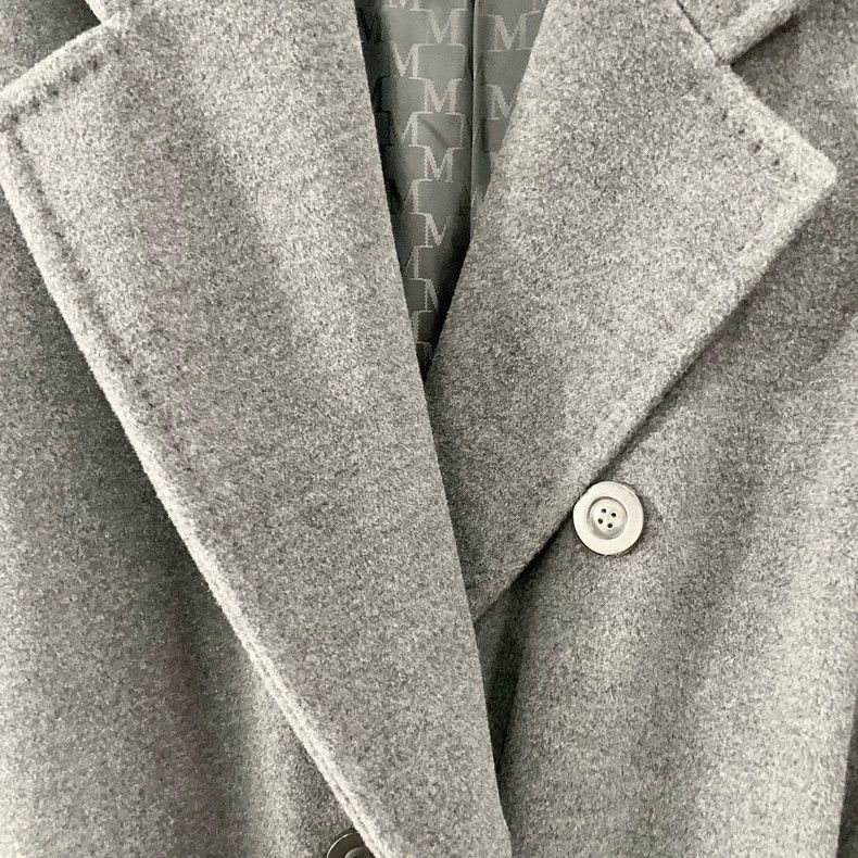 Max Mara Max Mara Grey coat Size S / US 4 / IT 40 - 2 Thumbnail