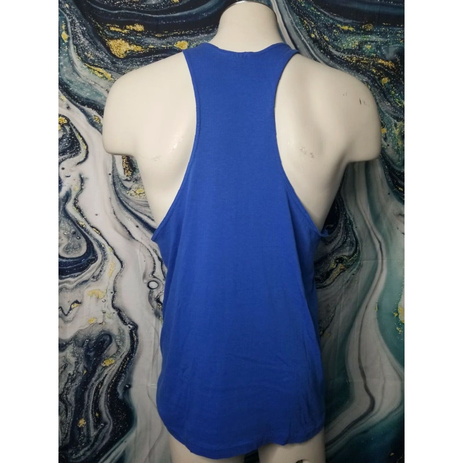 Nike VINTAGE Nike Tank Top Mens Large Blue 1980s 1990s Activewear Made in USA 90s Mens Size US L / EU 52-54 / 3 - 2 Thumbnail