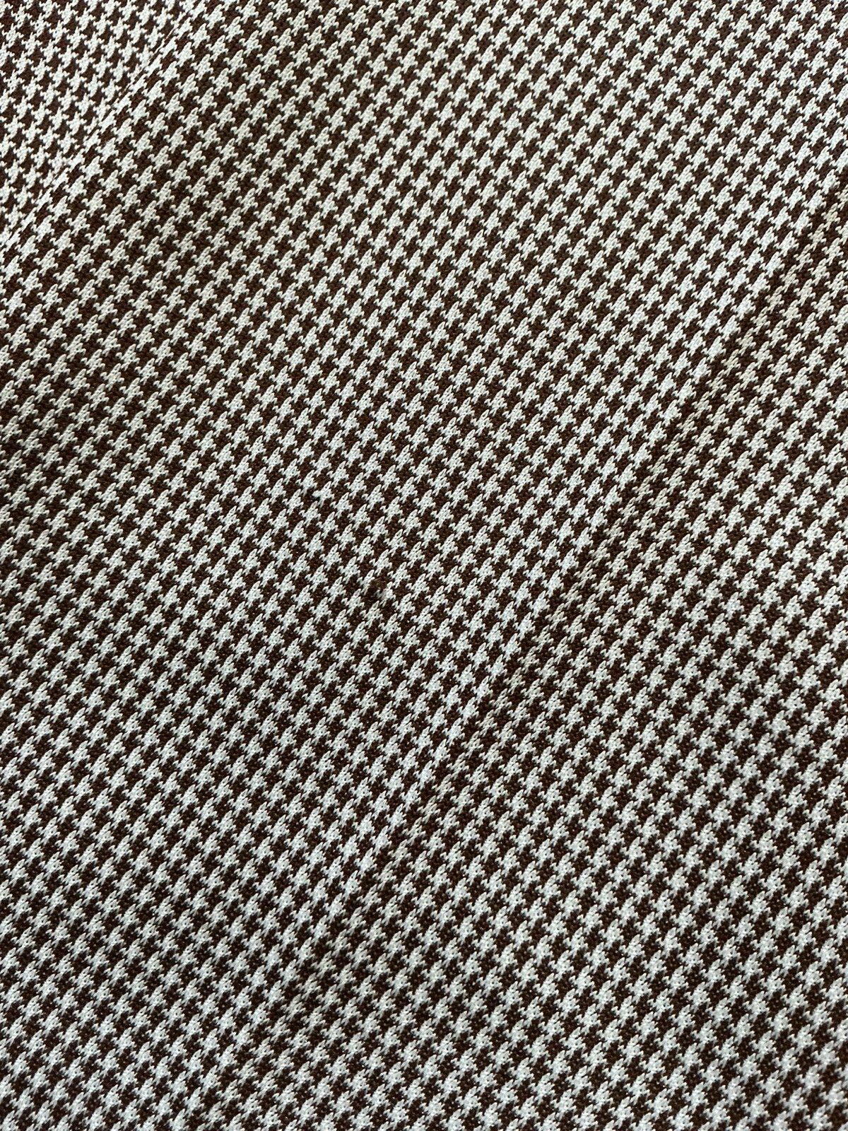 Vintage Vintage 70s Houndstooth Talon Polyester Disco Flare Pants Size US 34 / EU 50 - 7 Thumbnail