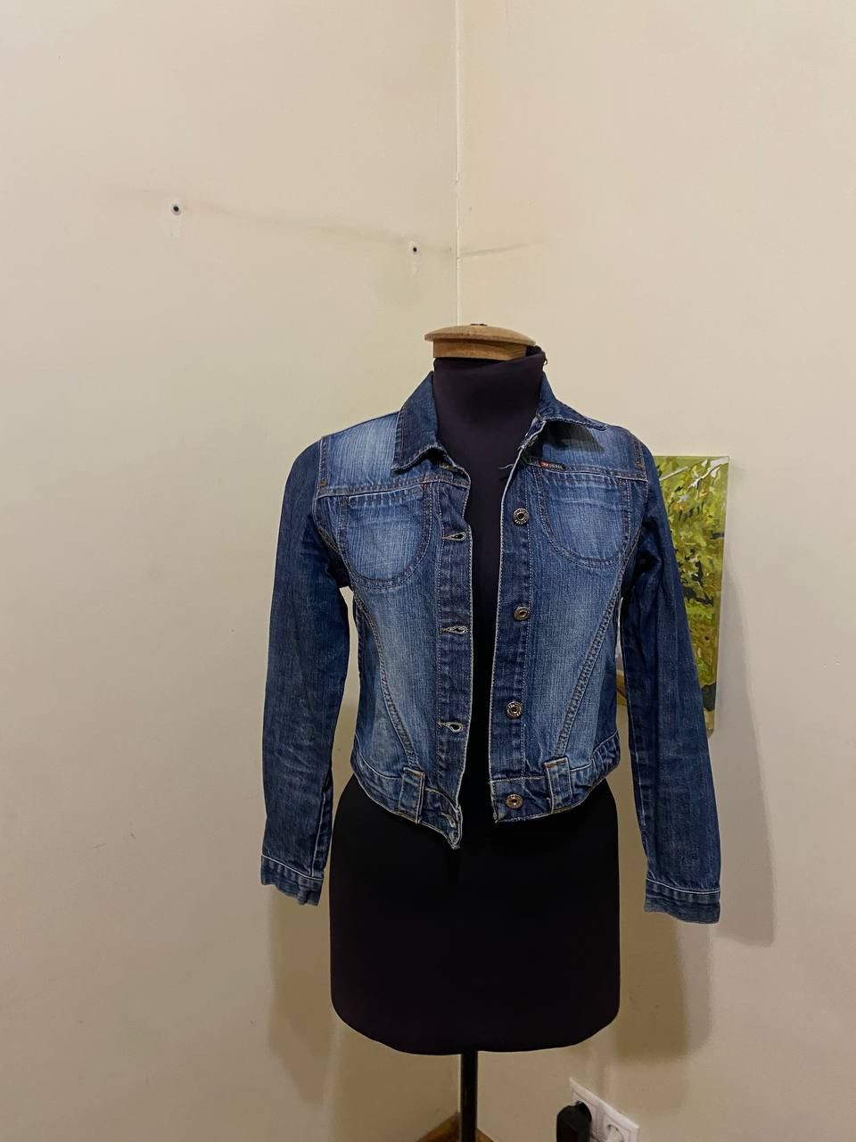 Diesel vintage Diesel Industry denim jacket Size S / US 4 / IT 40 - 1 Thumbnail