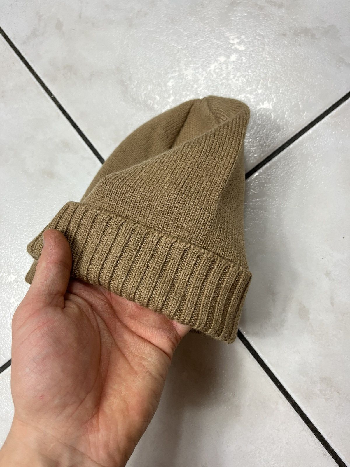 Polo Ralph Lauren × Ralph Lauren × Vintage Vintage 90s Polo Ralph Lauren wool knitted beanie hat logo Size ONE SIZE - 9 Thumbnail