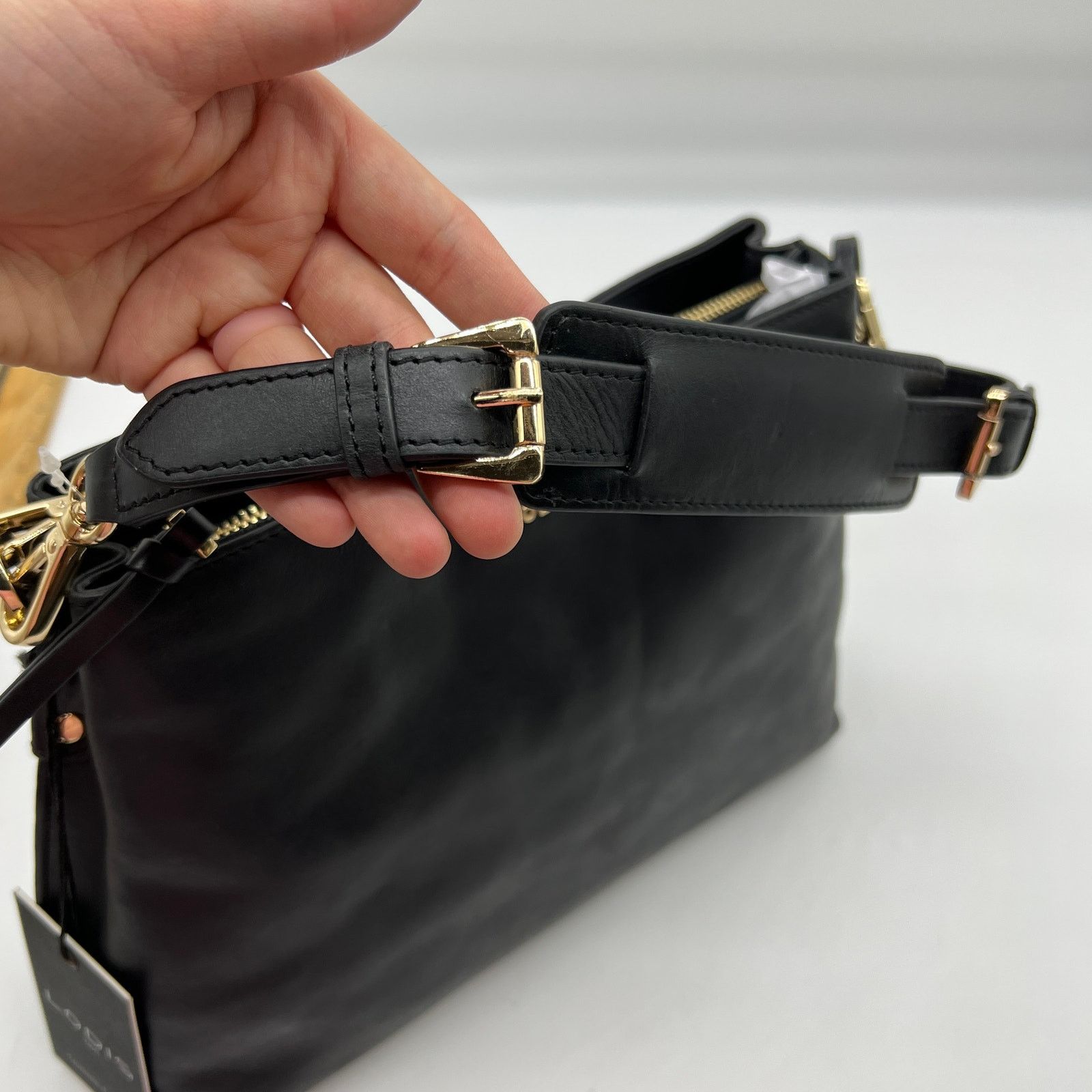Other LODIS Womens Purse Glazed Leather Darcy Shoulder Size ONE SIZE - 17 Thumbnail
