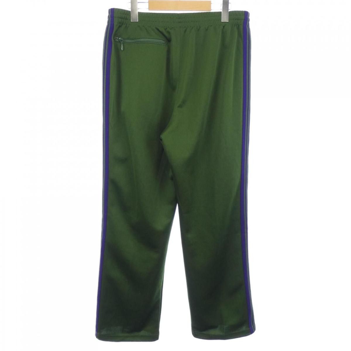Needles Sweat Pants Zip Pocket Logo Tape Green Size US 32 / EU 48 - 2 Thumbnail