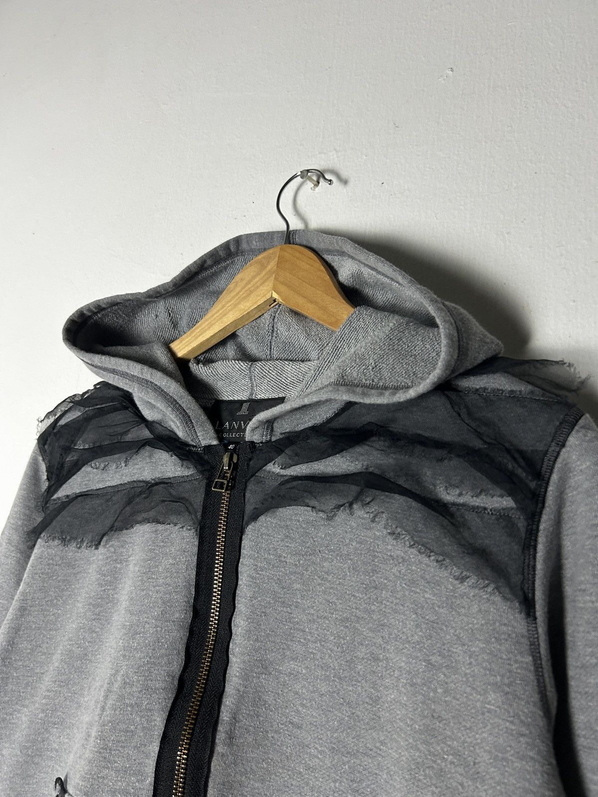 Lanvin Vintage lanvin collection japan rare design boxy hoodie Size US XS / EU 42 / 0 - 3 Thumbnail
