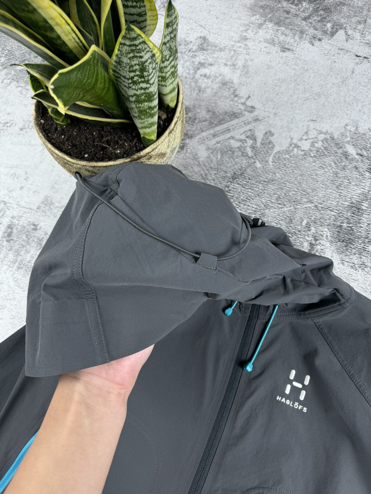 Haglofs Vintage Haglofs Skarn Gorpcore Grey Light Jacket Windbreaker Size L / US 10 / IT 46 - 9 Thumbnail