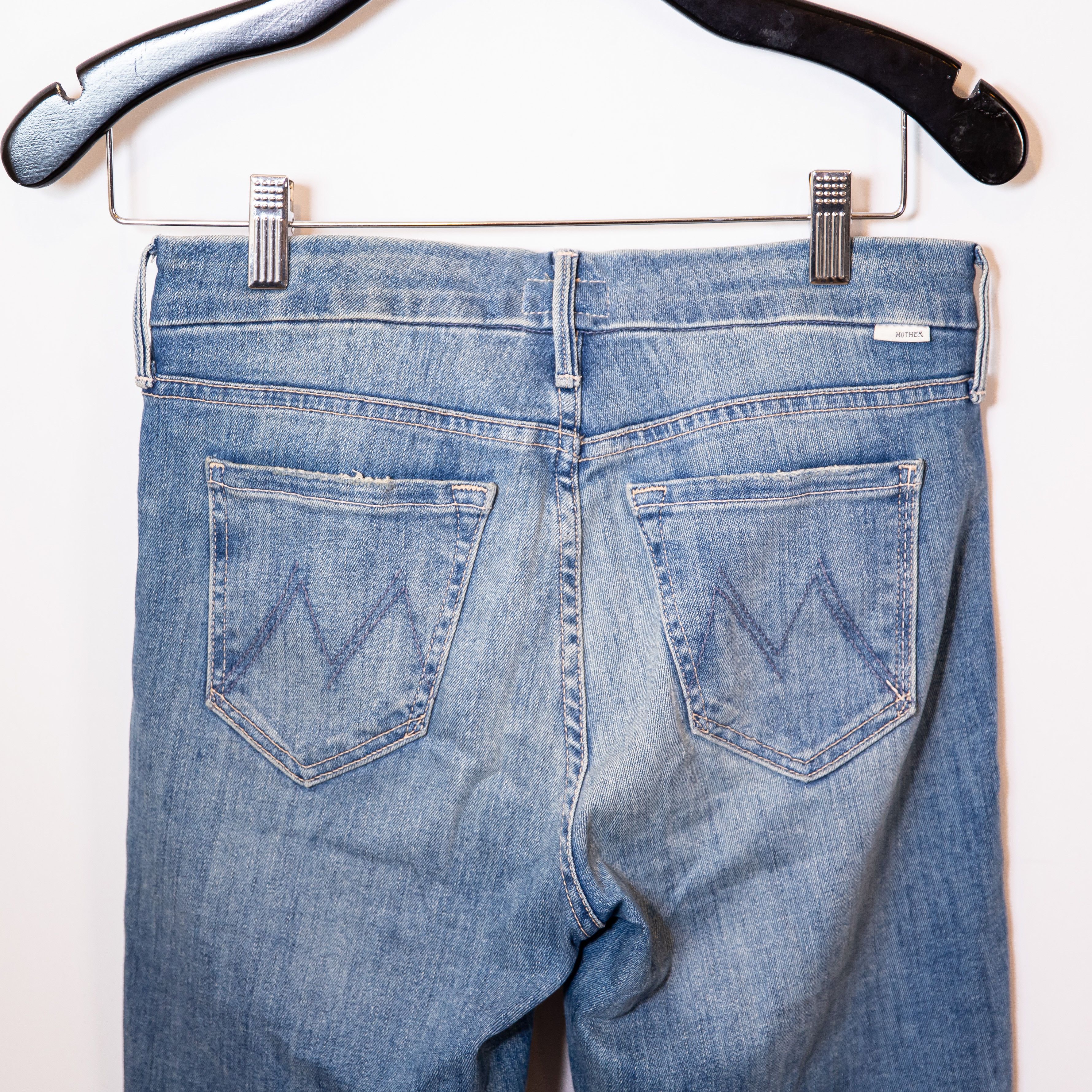 MOTHER Mother Denim The Looker Crop Cotton Stretch Size 25" / US 0 / IT 36 - 5 Thumbnail