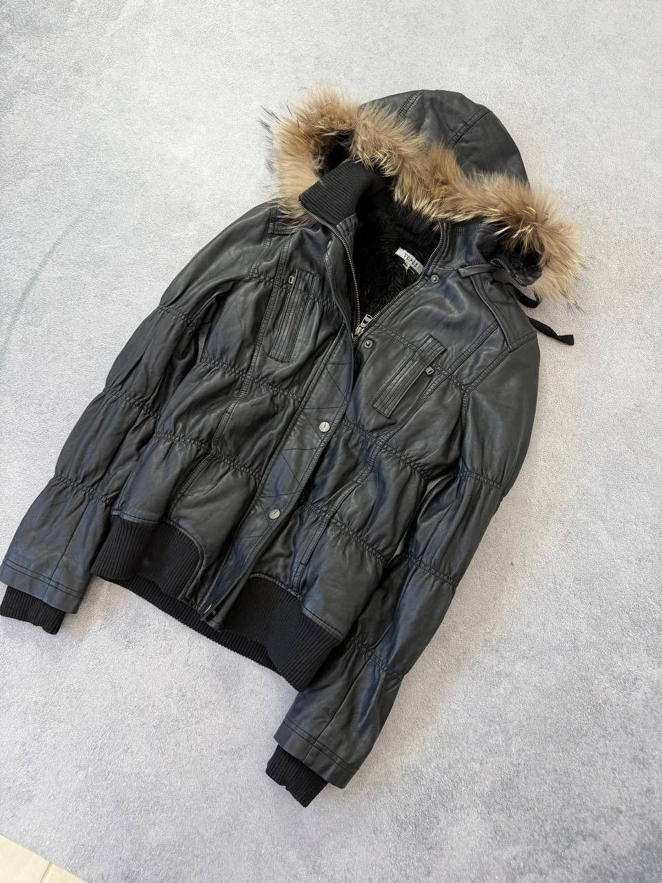 Japanese Brand Avant-Garde Hysteric Glamour Style Leather Fur Jacket Size US M / EU 48-50 / 2 - 13 Thumbnail