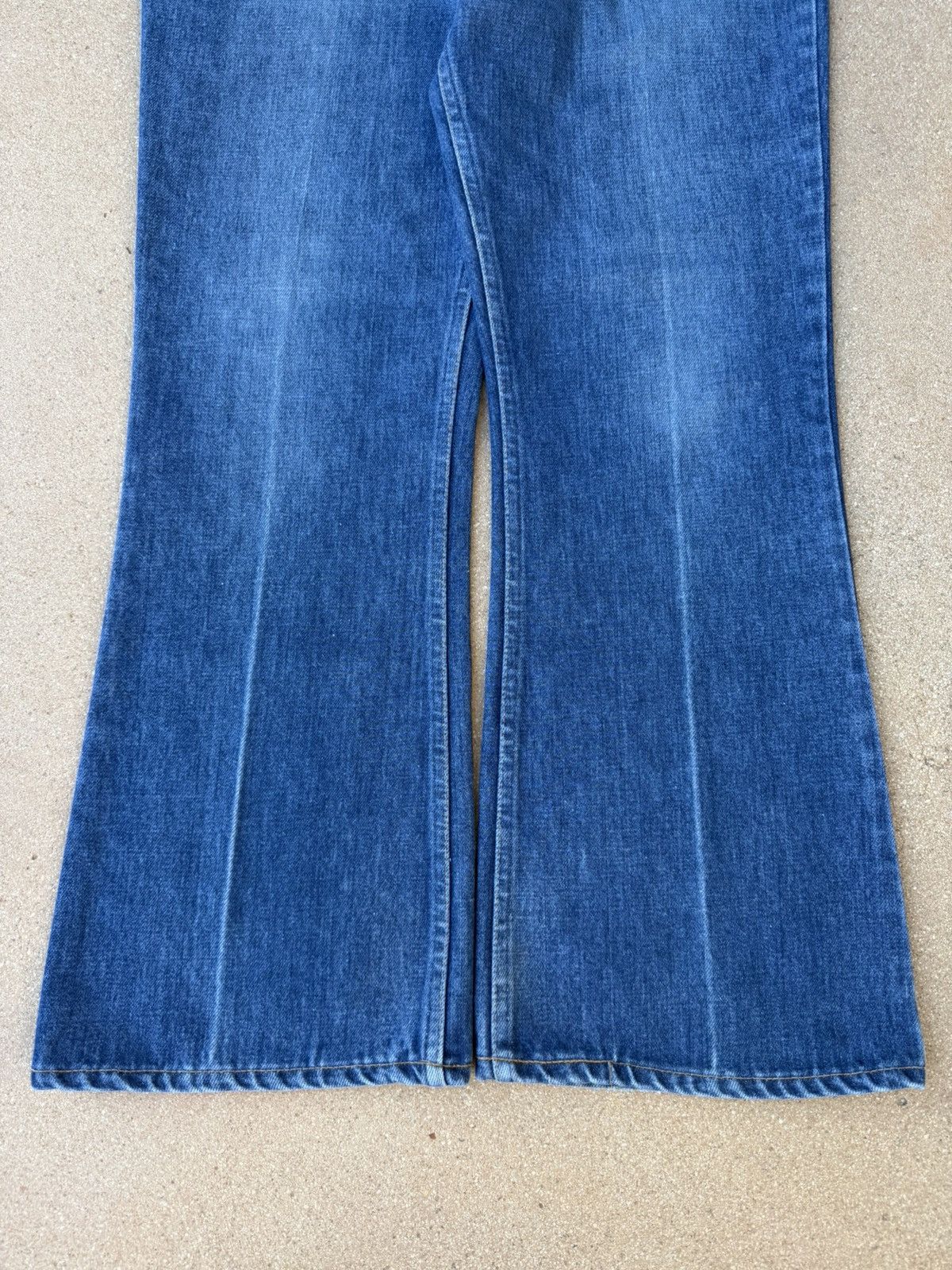 Levi's Vtg 70’s Levi’s 646 Orange Tab Bellbottom Flare Jeans 35x29 Size US 35 - 3 Thumbnail