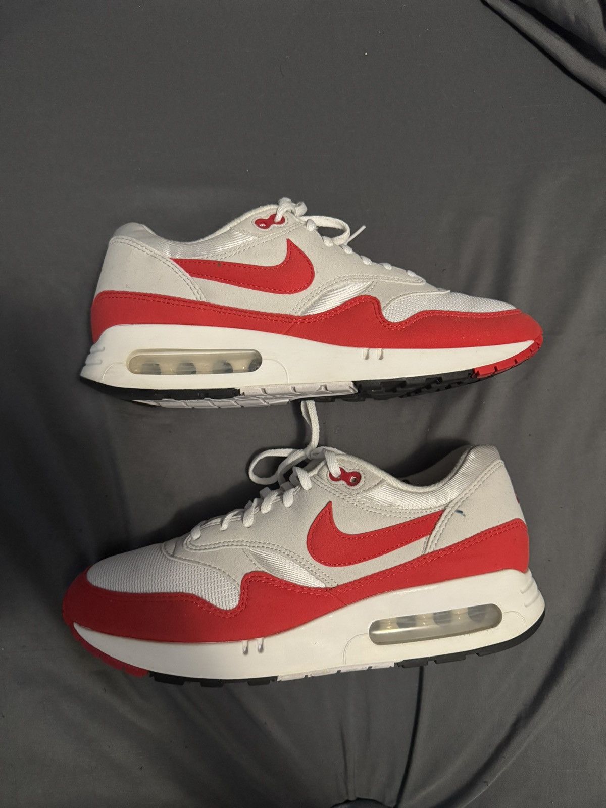 Nike Anniversary red big bubble air max 1 Size US 9 / EU 42 - 3 Thumbnail