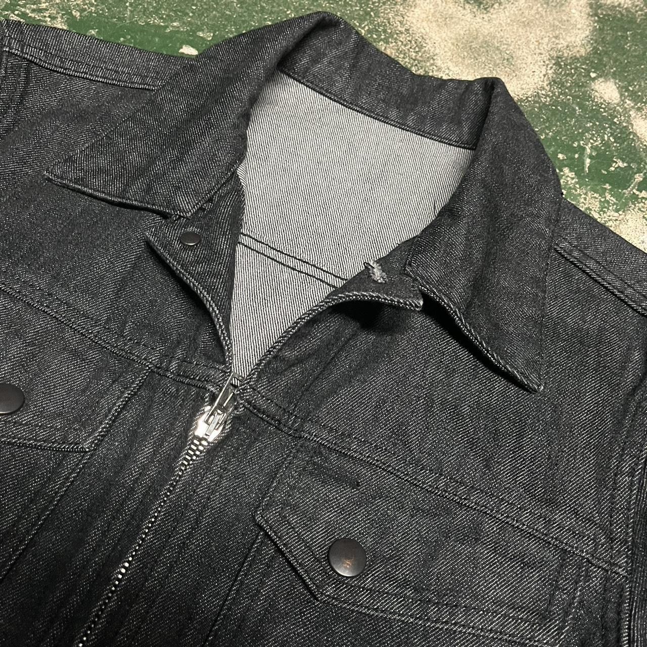Number (N)ine Number (Nine) Black Denim Zip Jacket Size US S / EU 44-46 / 1 - 2 Thumbnail