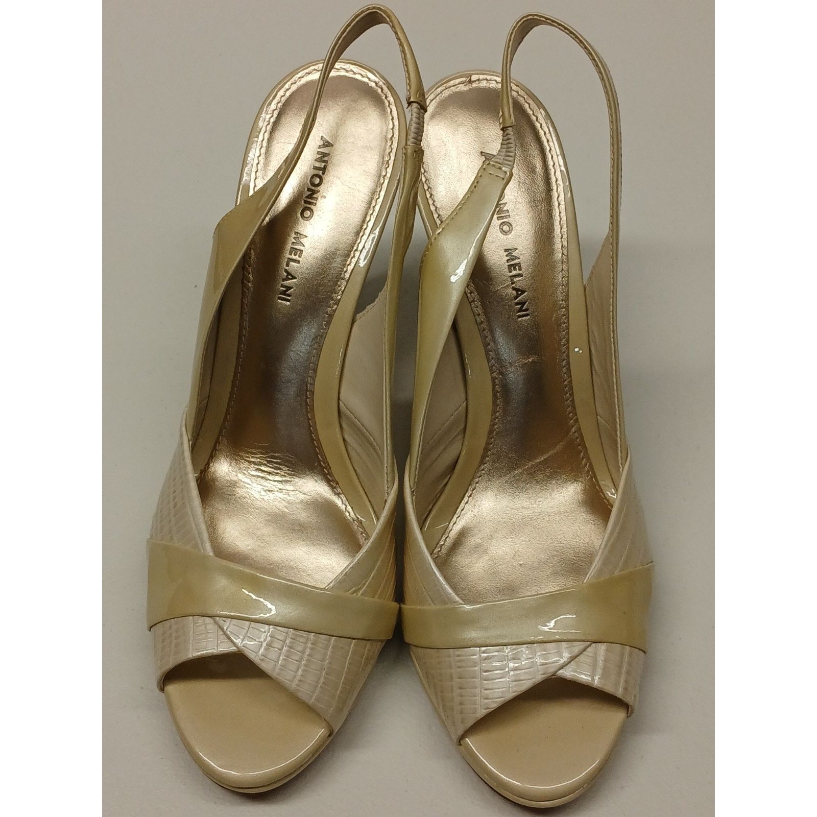 Other Antonio Melani (10M) Rice Melony Peep-Toe Slingback Heel Size US 10 / IT 40 - 2 Thumbnail