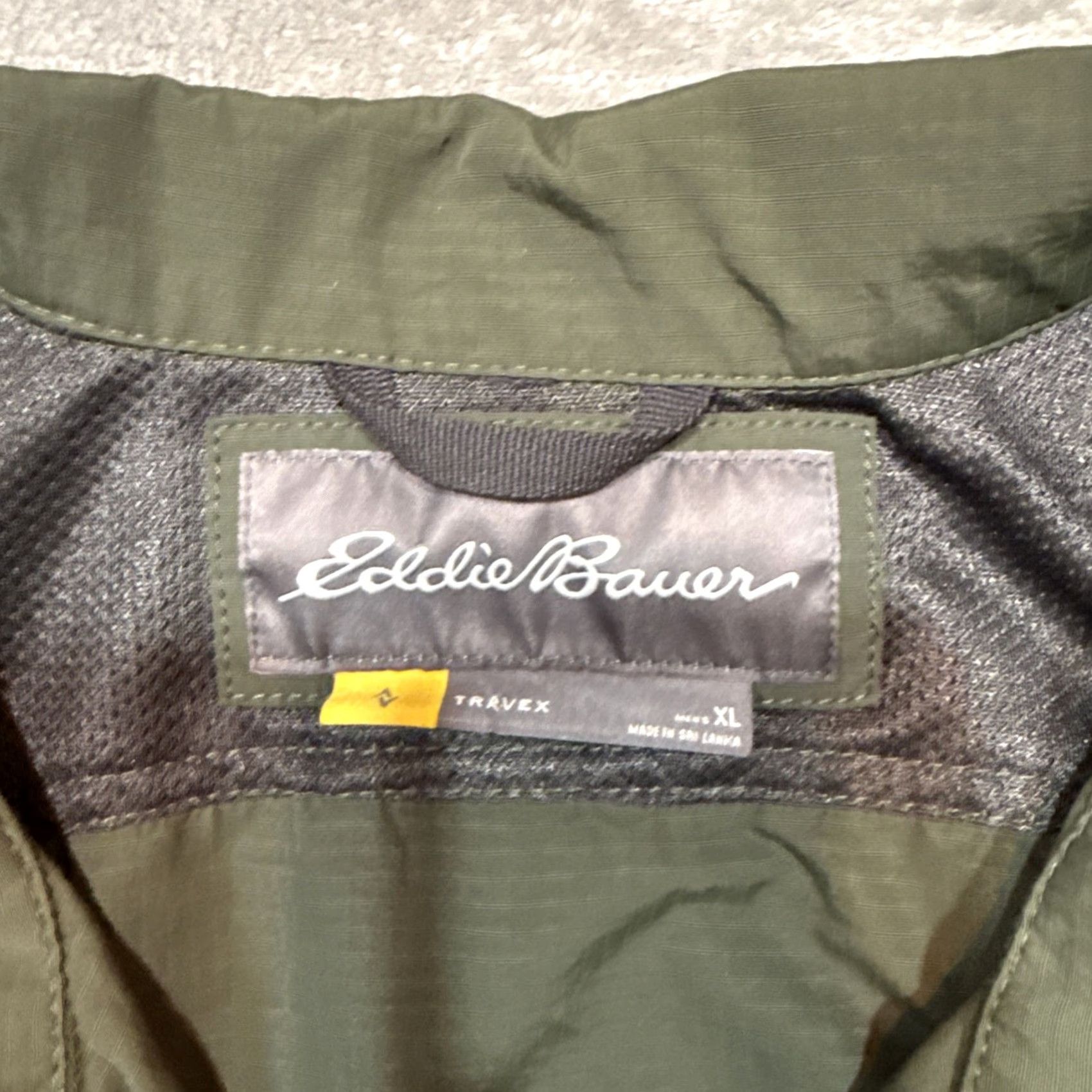 Eddie Bauer Eddie Bauer Travex Jacket Mens Size XL Green Soft Shell Water Resistant Rain Windbreaker Size US XL / EU 56 / 4 - 4 Thumbnail