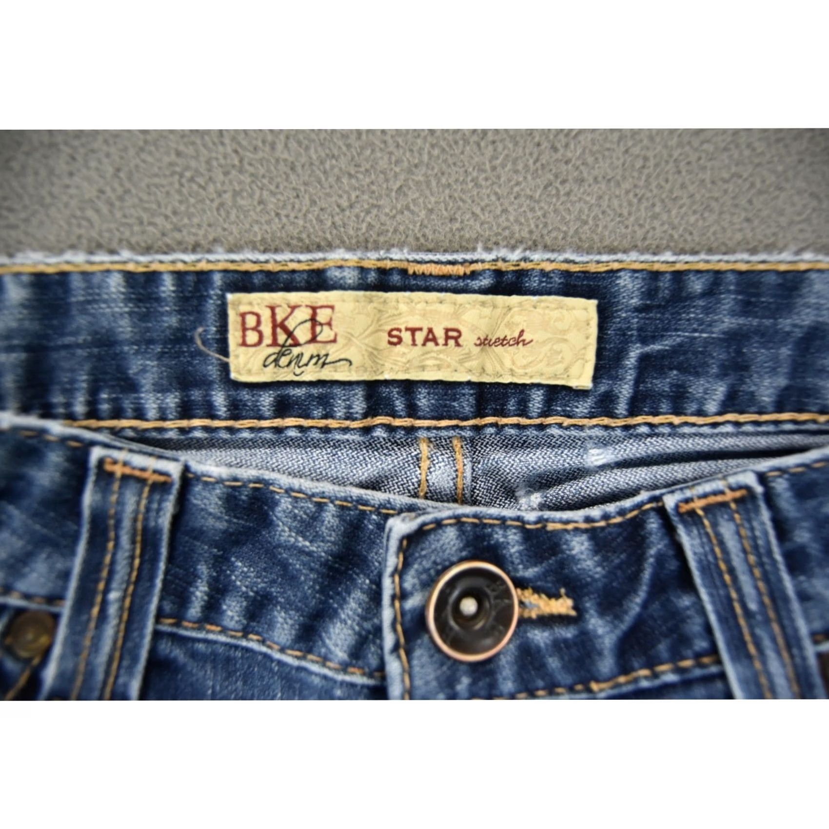 BKE BKE Star Stretch Denim Capri Cropped Jeans Womens Size 27 Waist 29 Blue Size 27" / US 4 / IT 40 - 2 Thumbnail